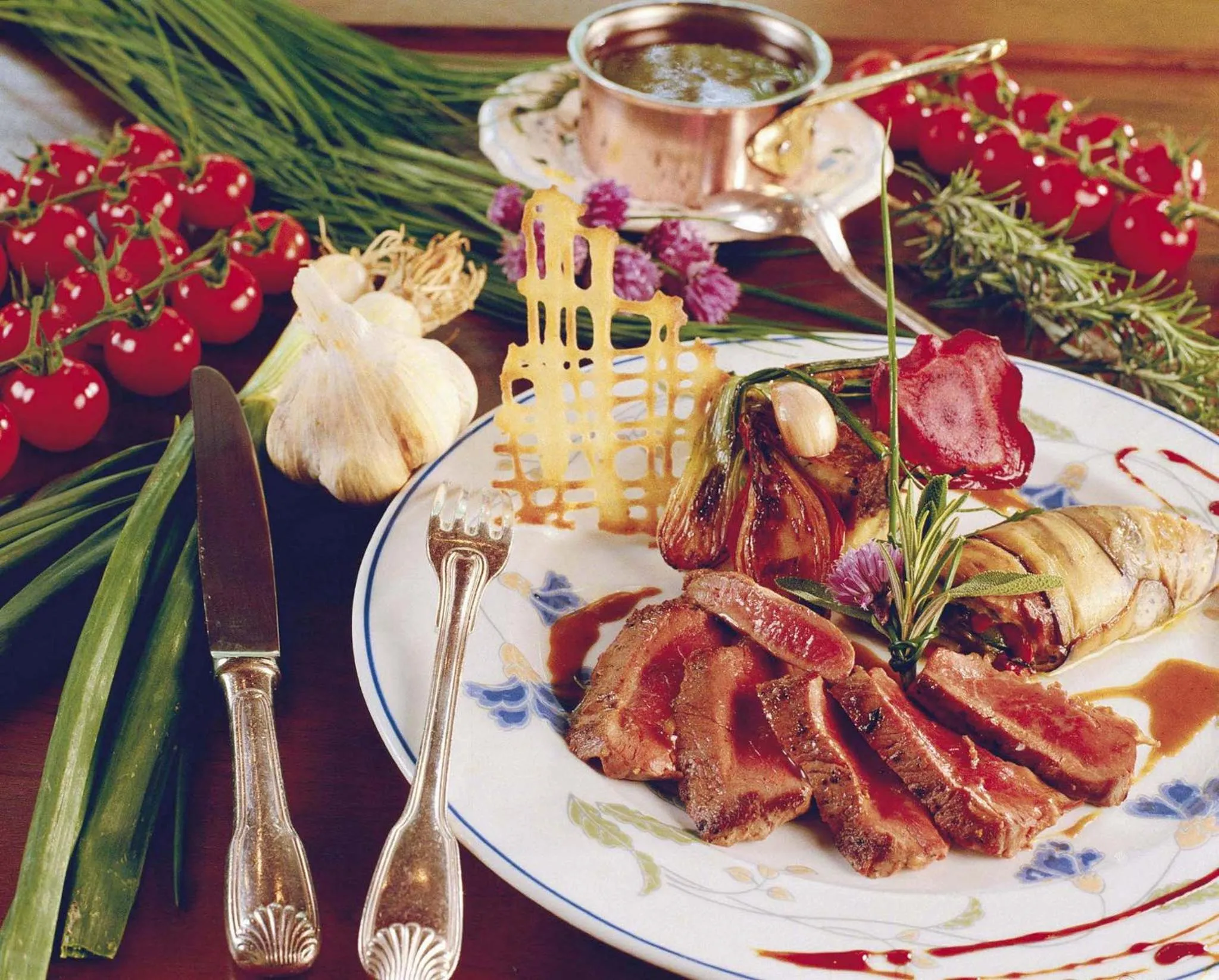 Food close-up in Hôtel Restaurant du Château
