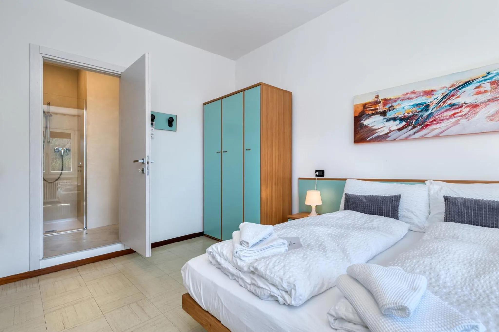 Bed in Hotel Martinelli