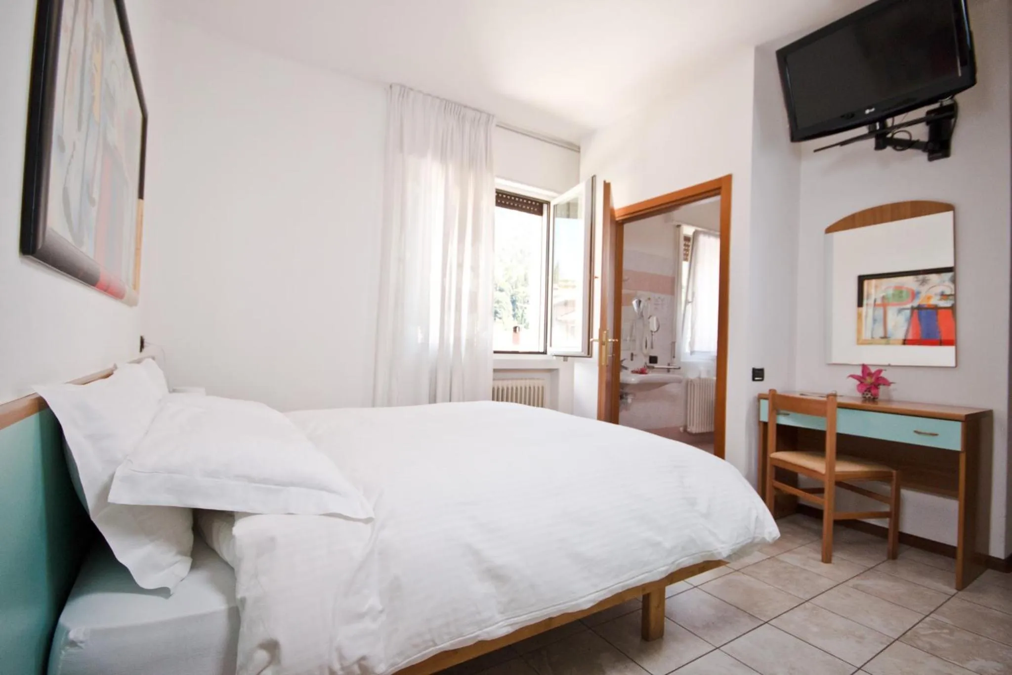 Bed in Hotel Martinelli