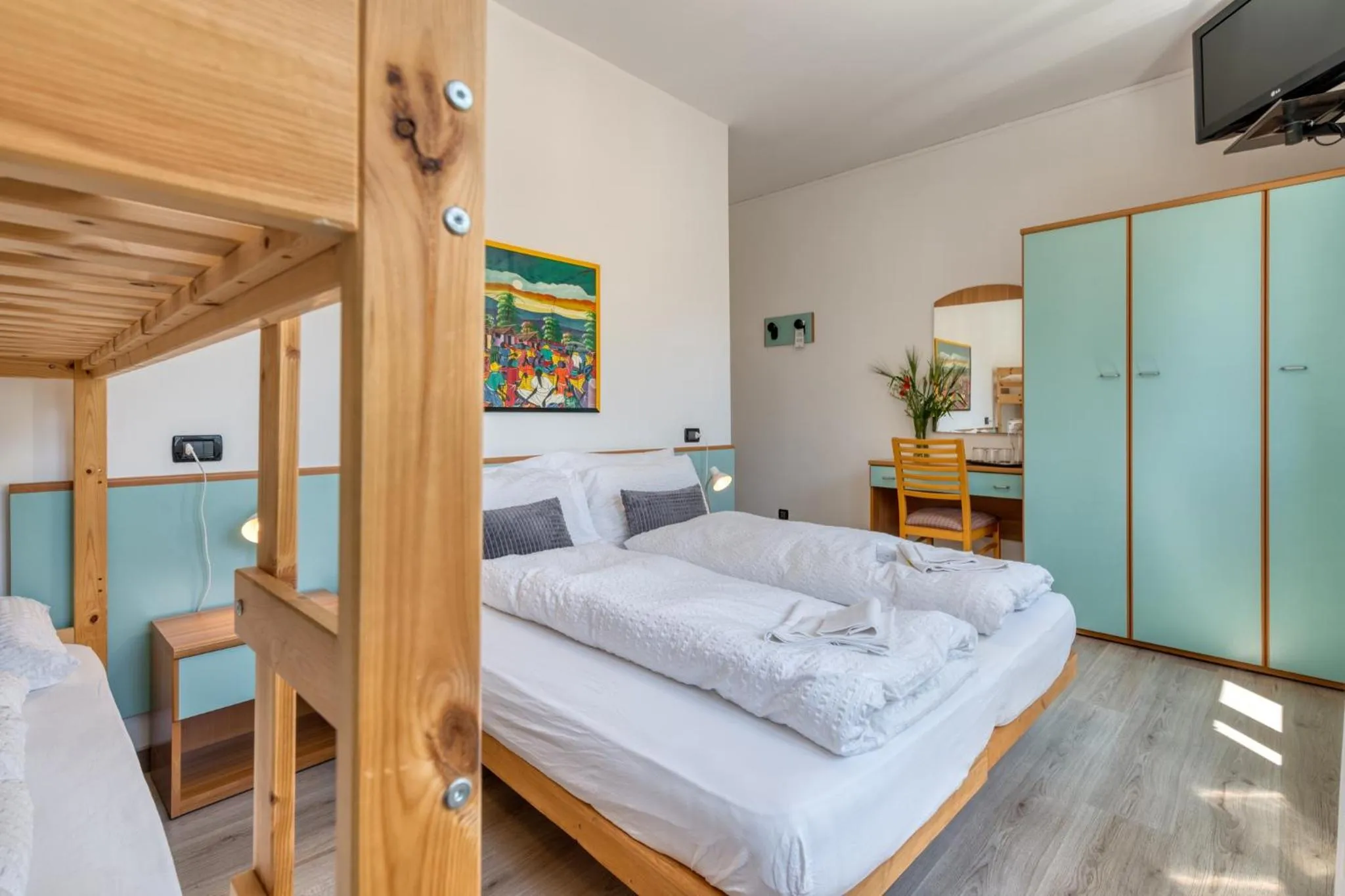 Bed in Hotel Martinelli