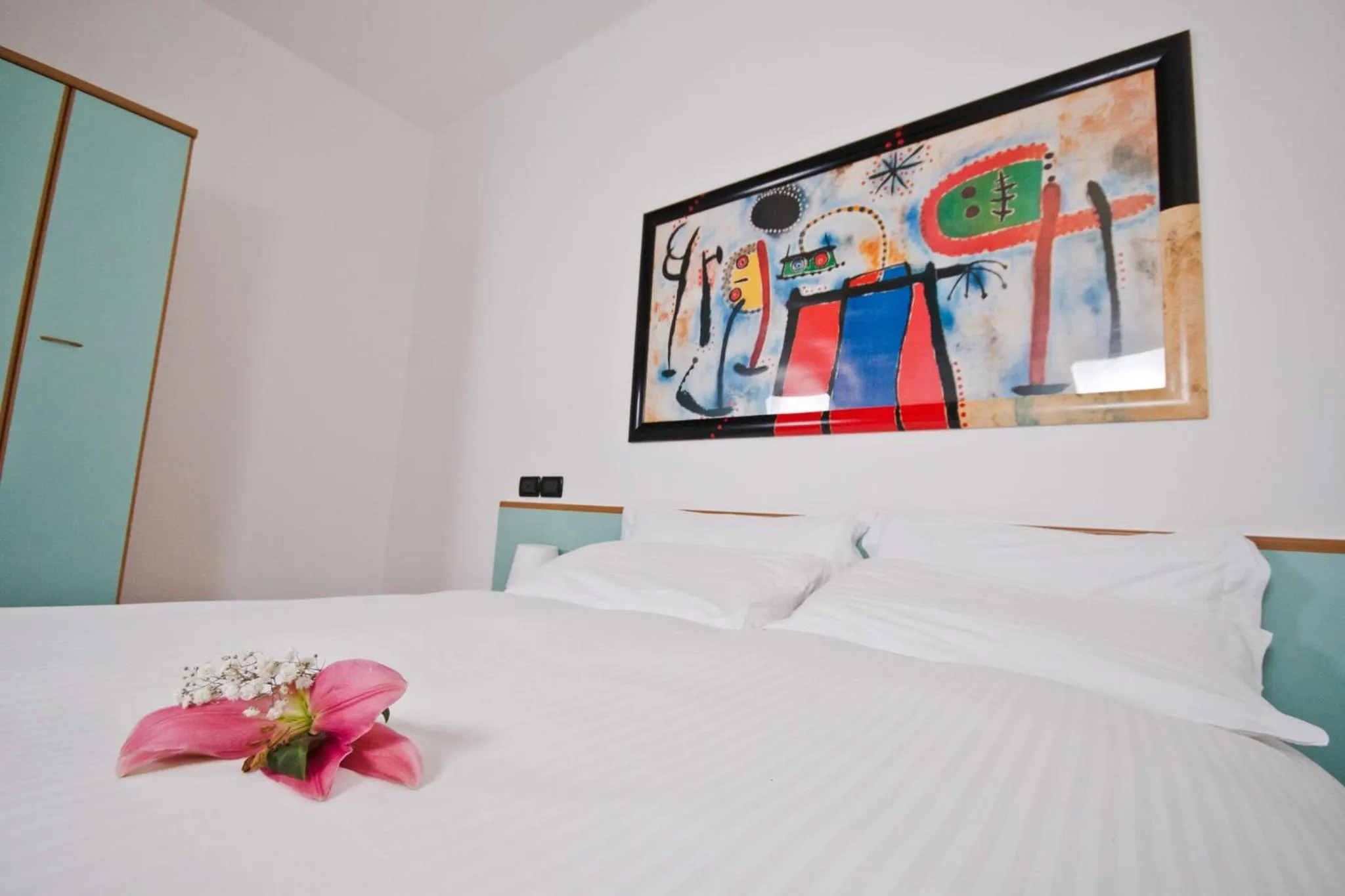 Bed in Hotel Martinelli