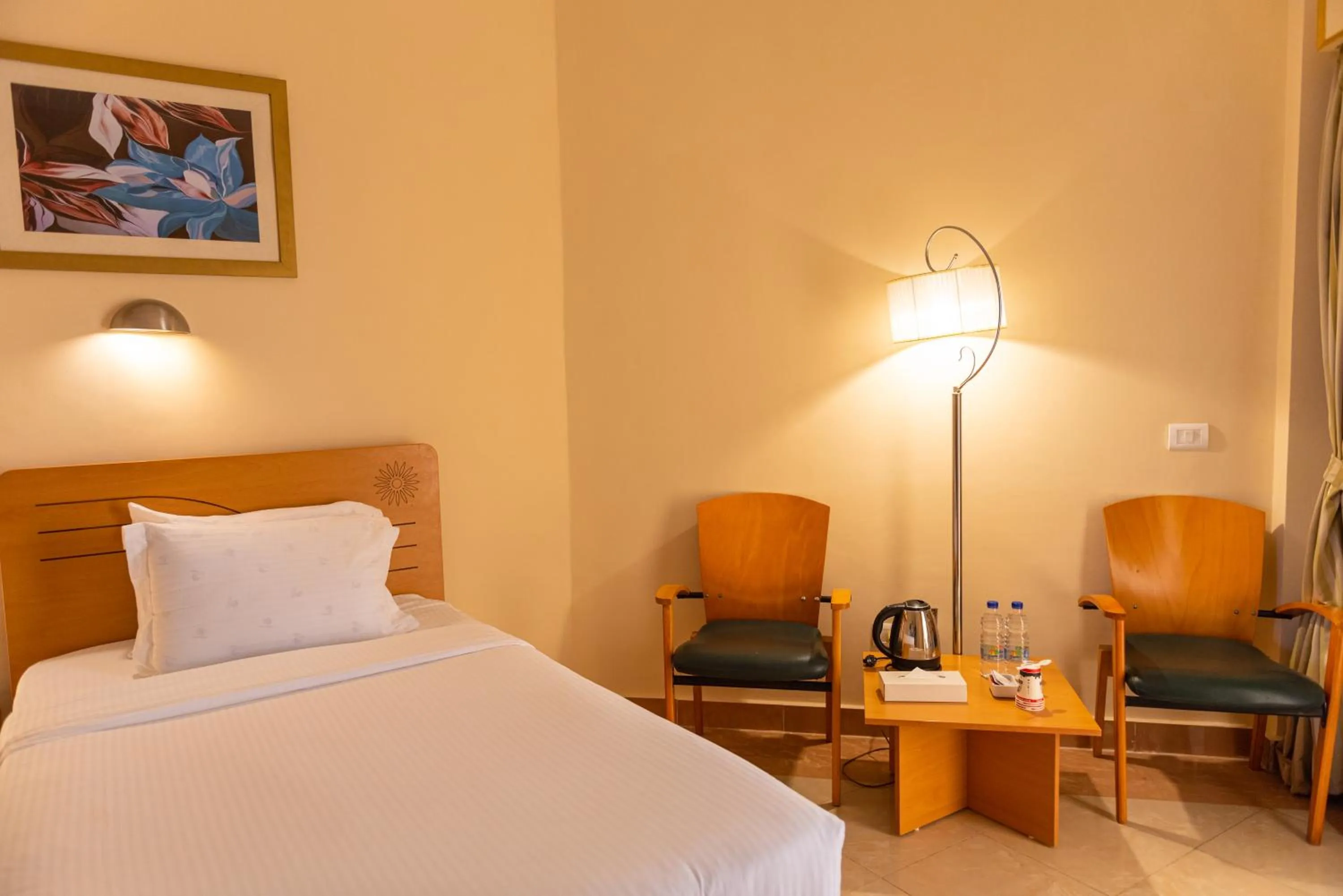 Bed in Tolip Family Club Borg El Arab