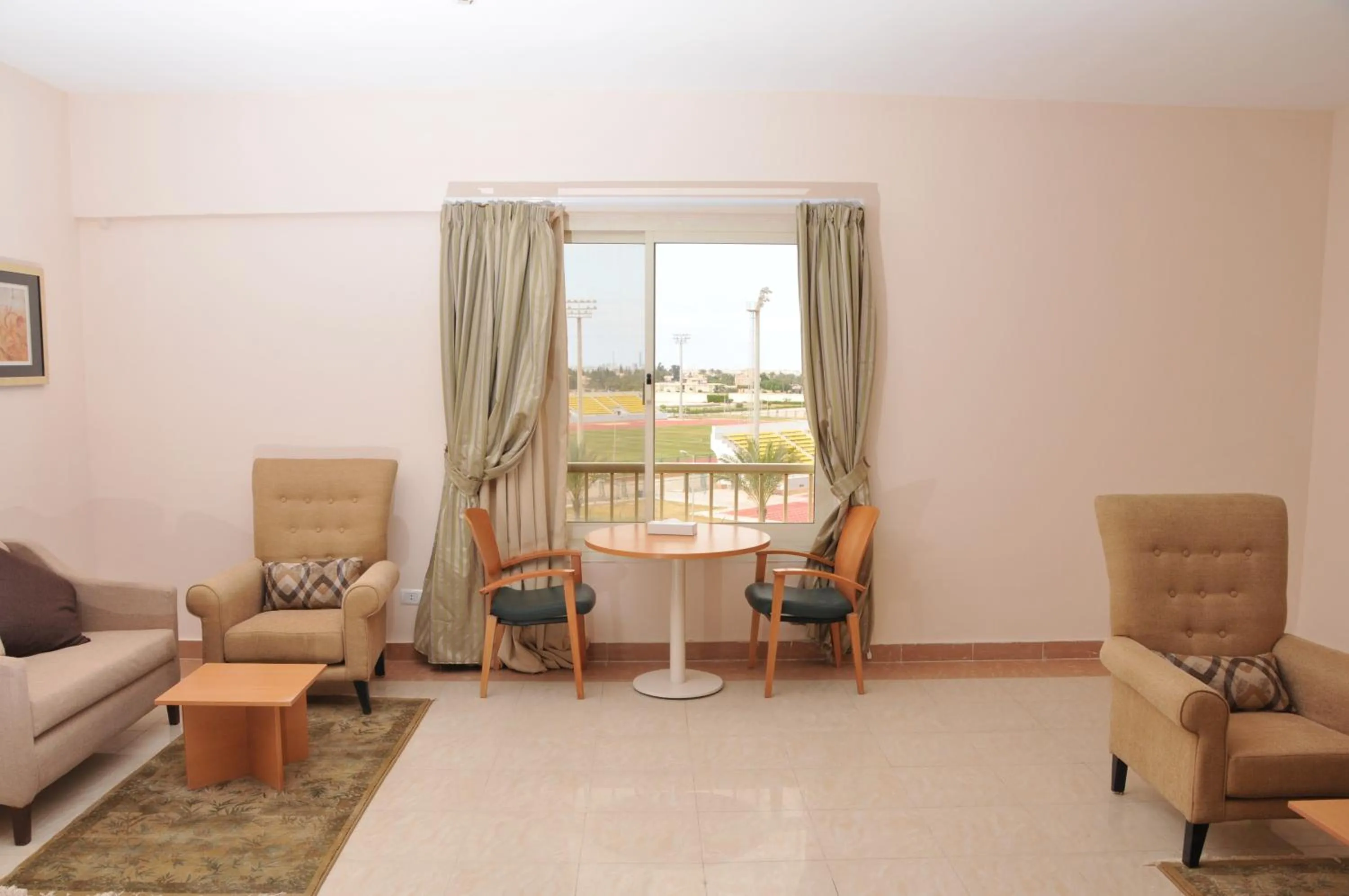 Living room in Tolip Family Club Borg El Arab