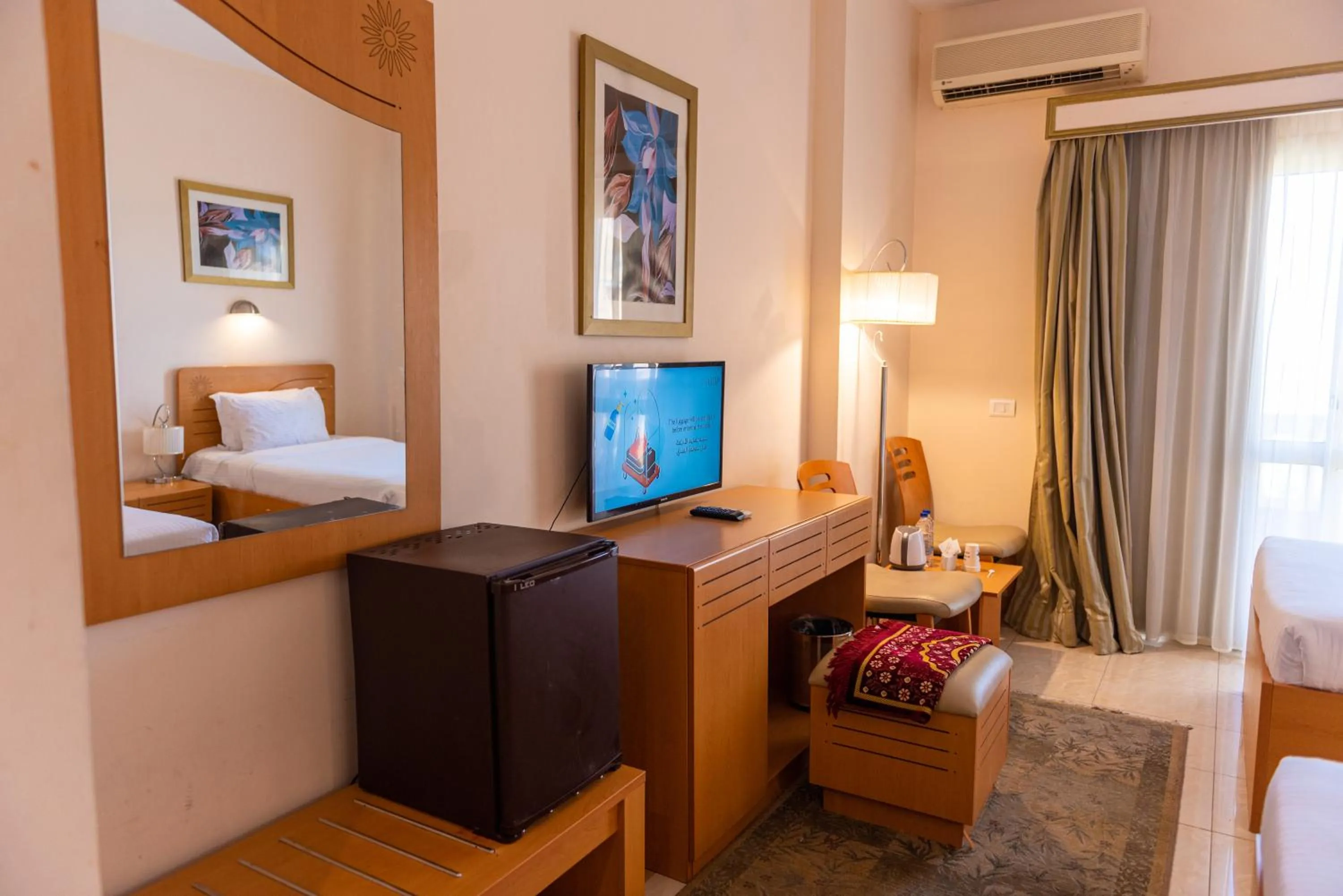 Bed in Tolip Family Club Borg El Arab