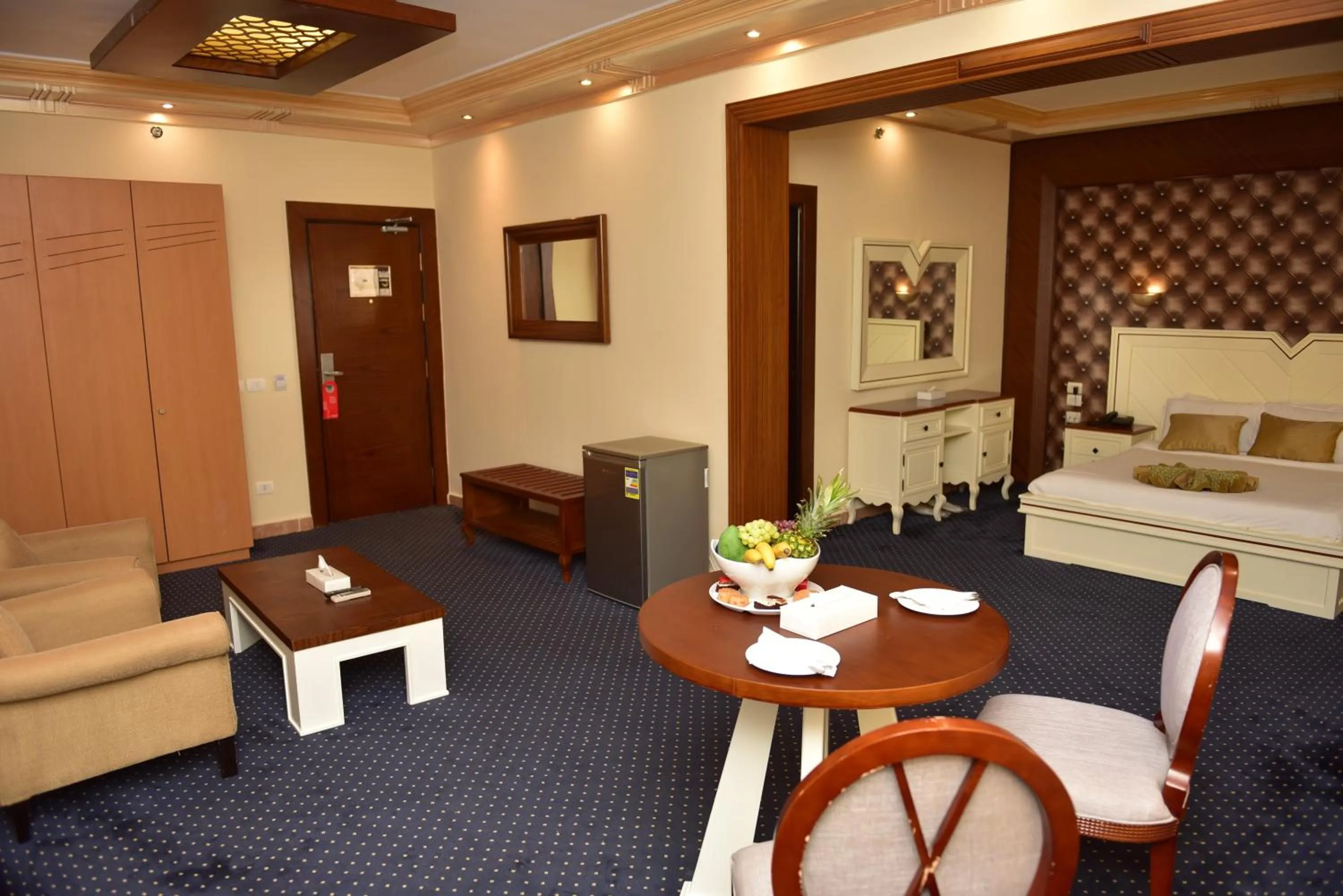 Bed in Tolip Family Club Borg El Arab