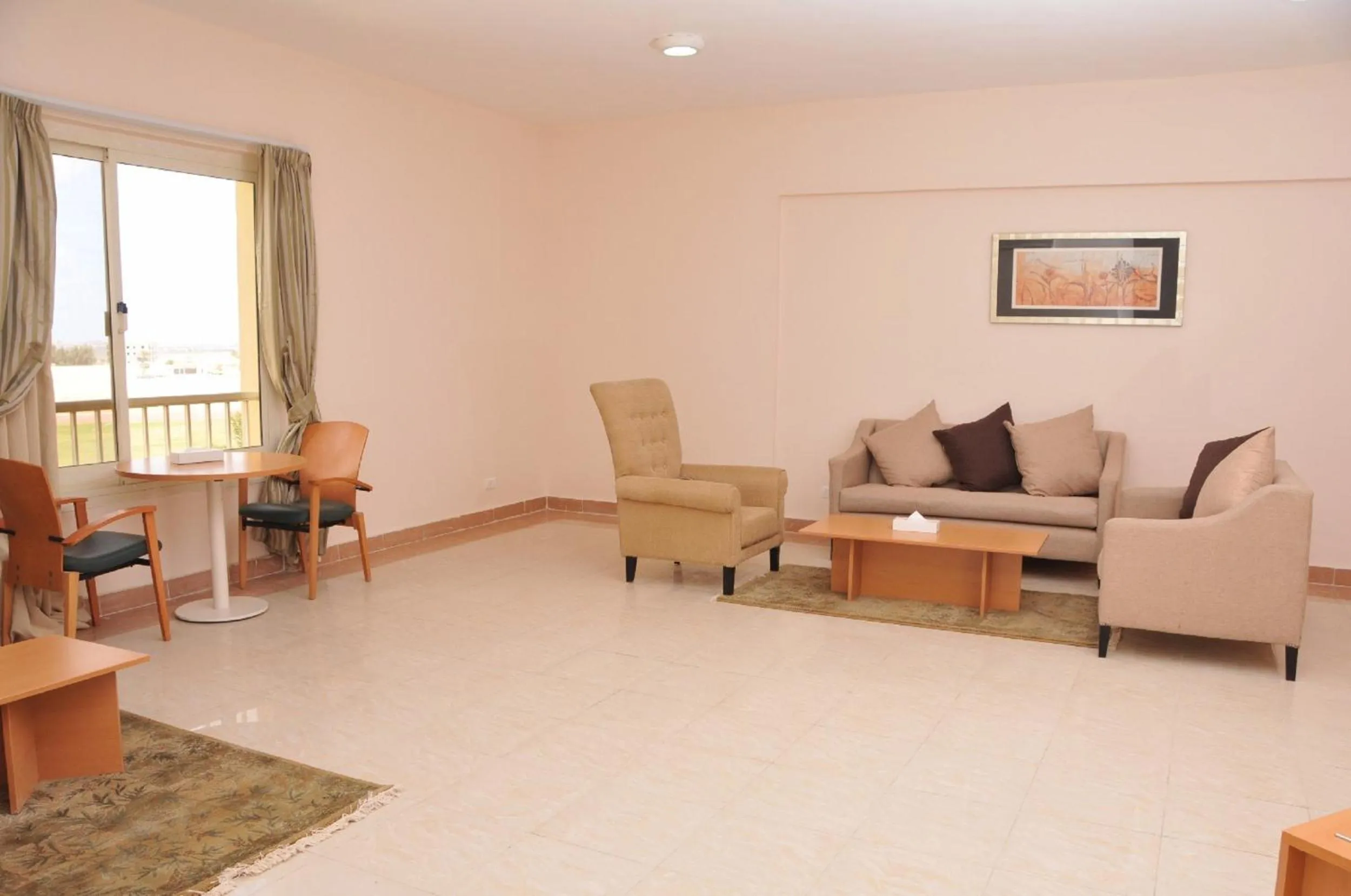 Living room in Tolip Family Club Borg El Arab