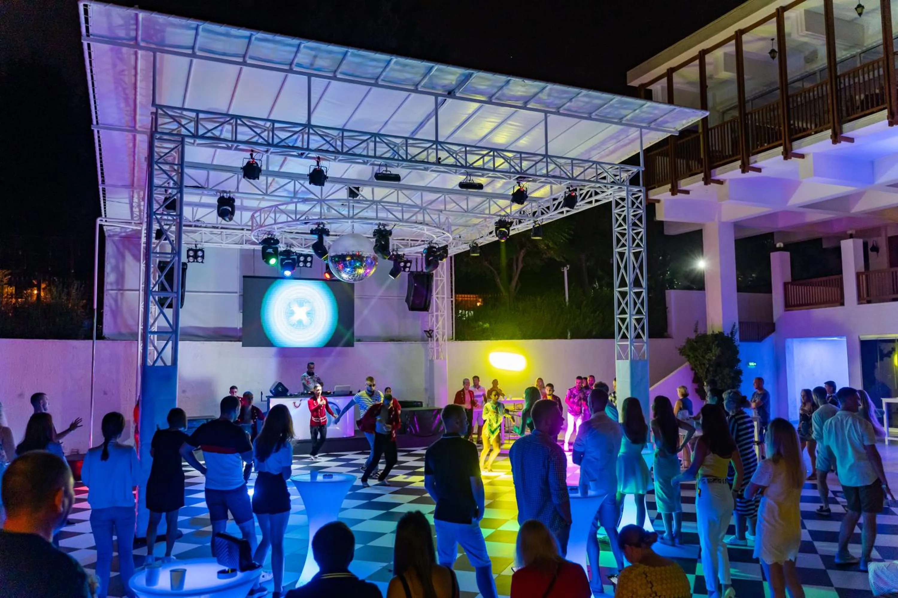 Evening entertainment in Corendon Hydros Club Kemer