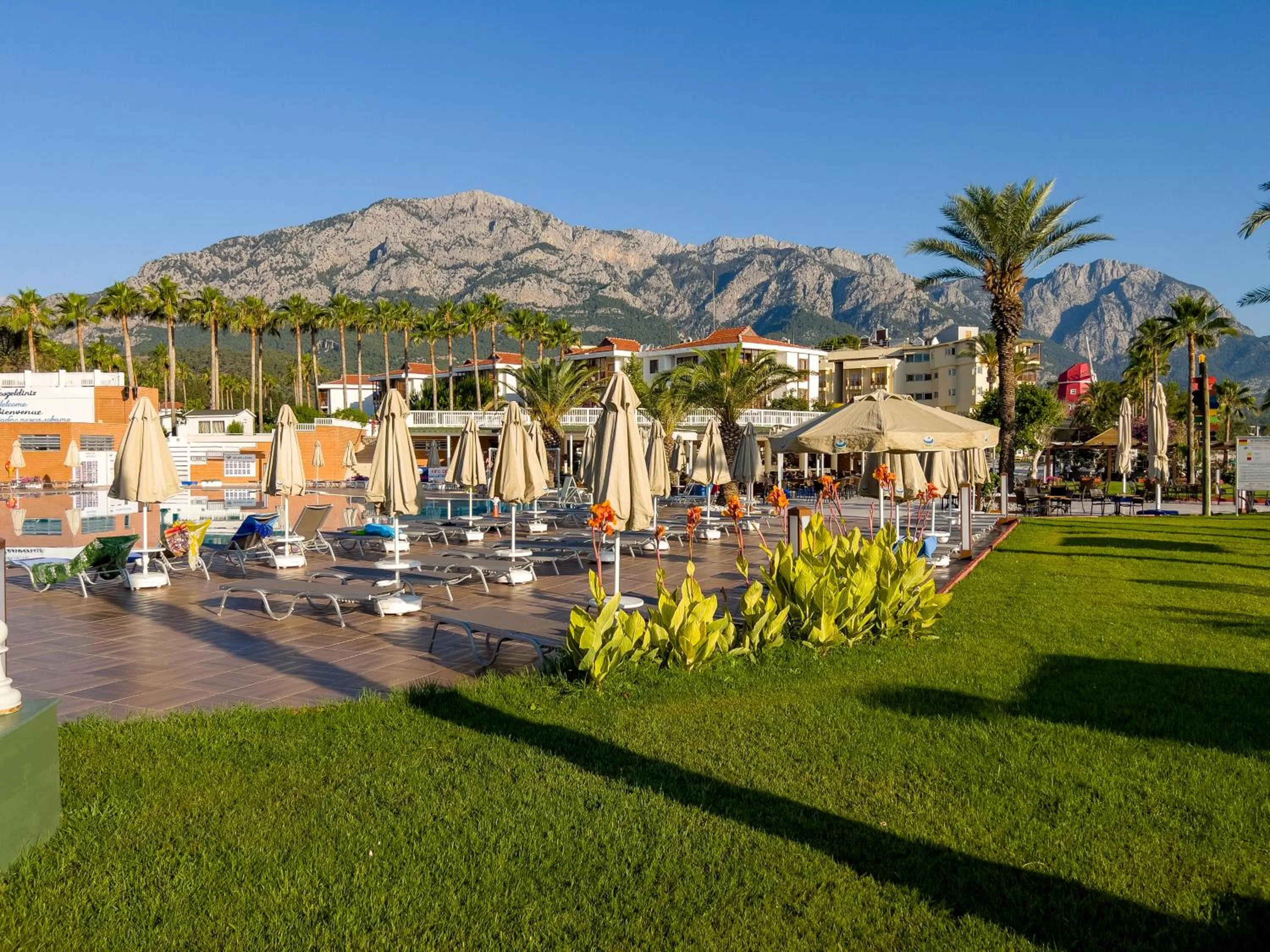 Pool view in Corendon Hydros Club Kemer