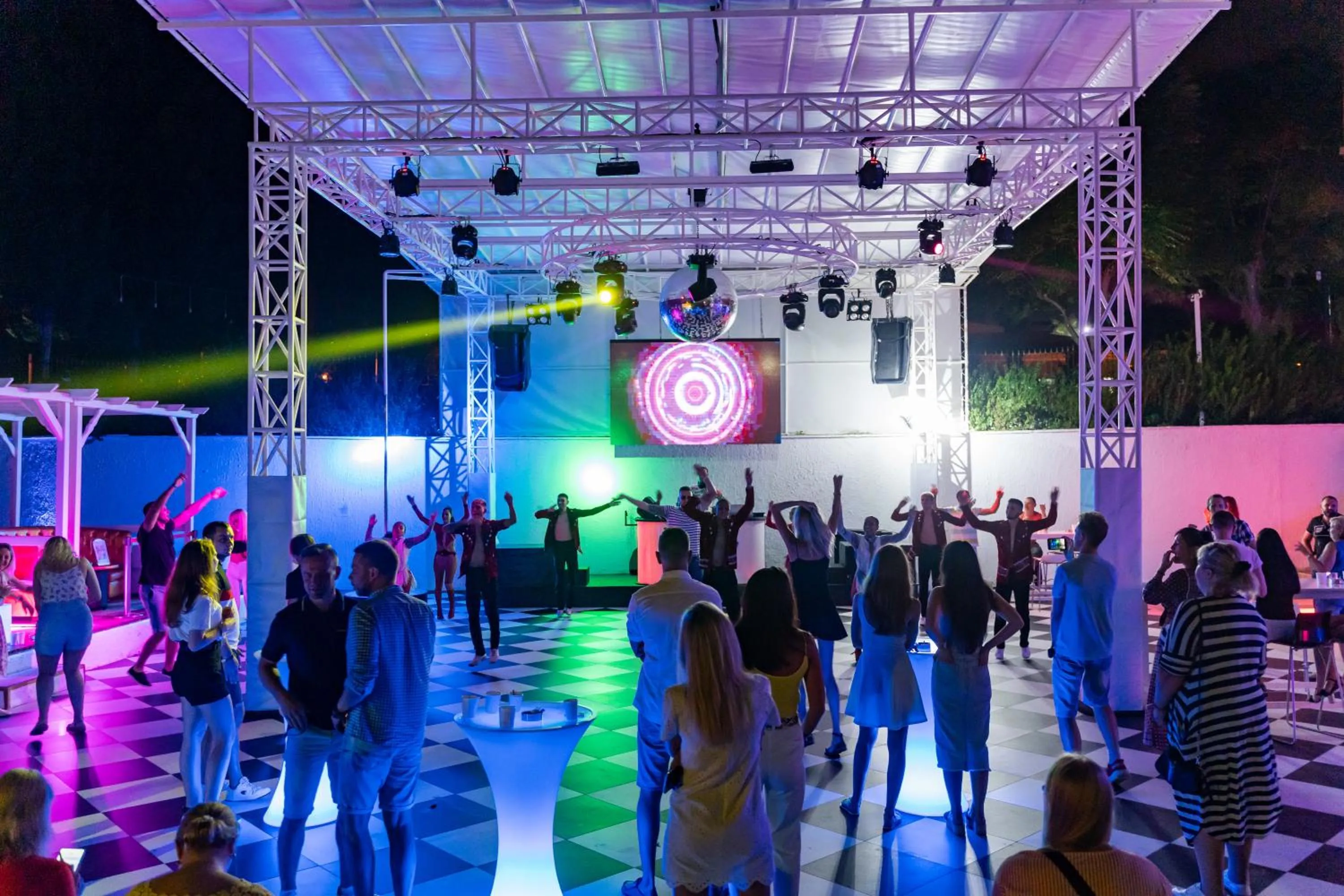 Evening entertainment in Corendon Hydros Club Kemer