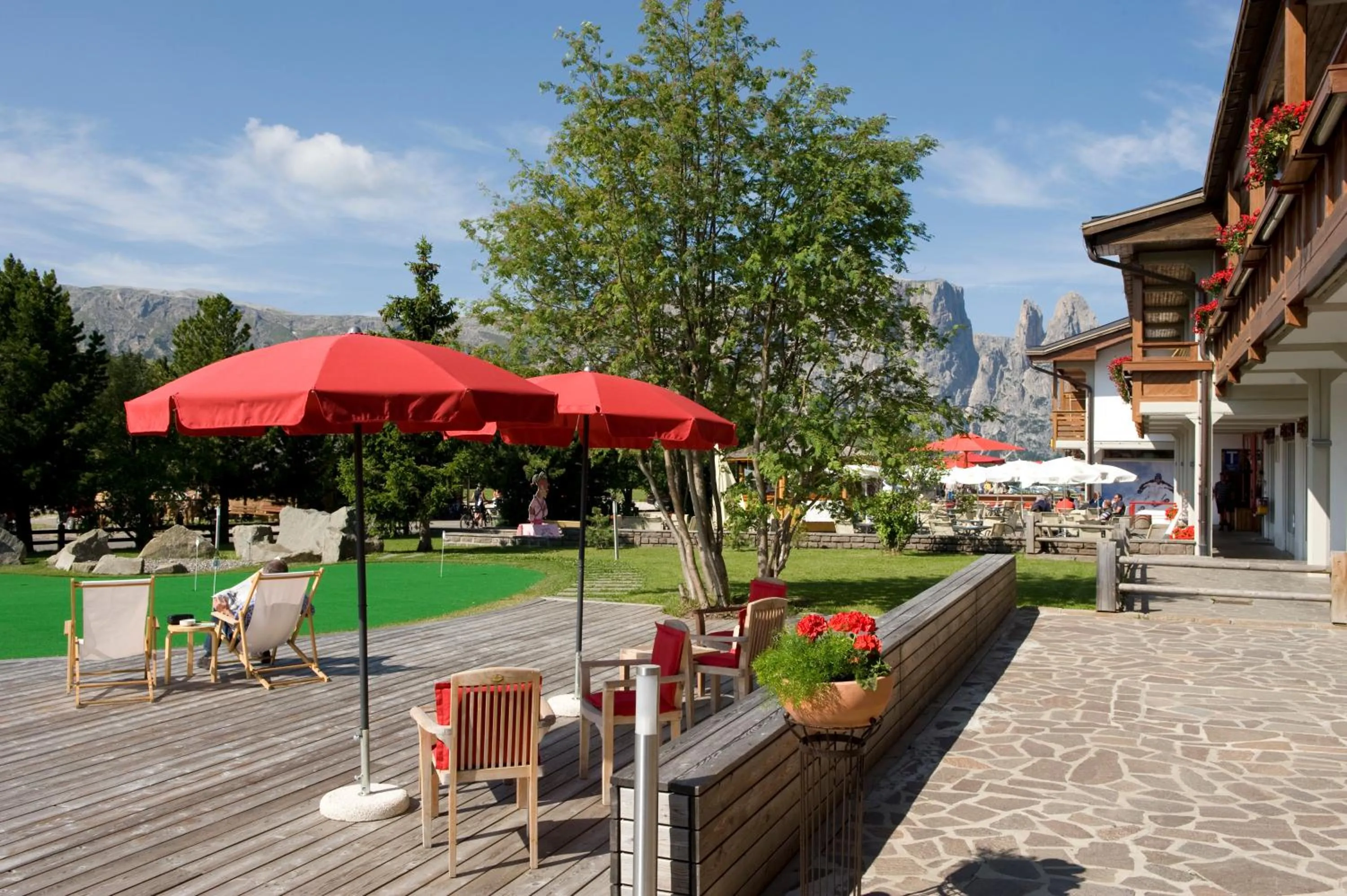 Garden in Seiser Alm Plaza