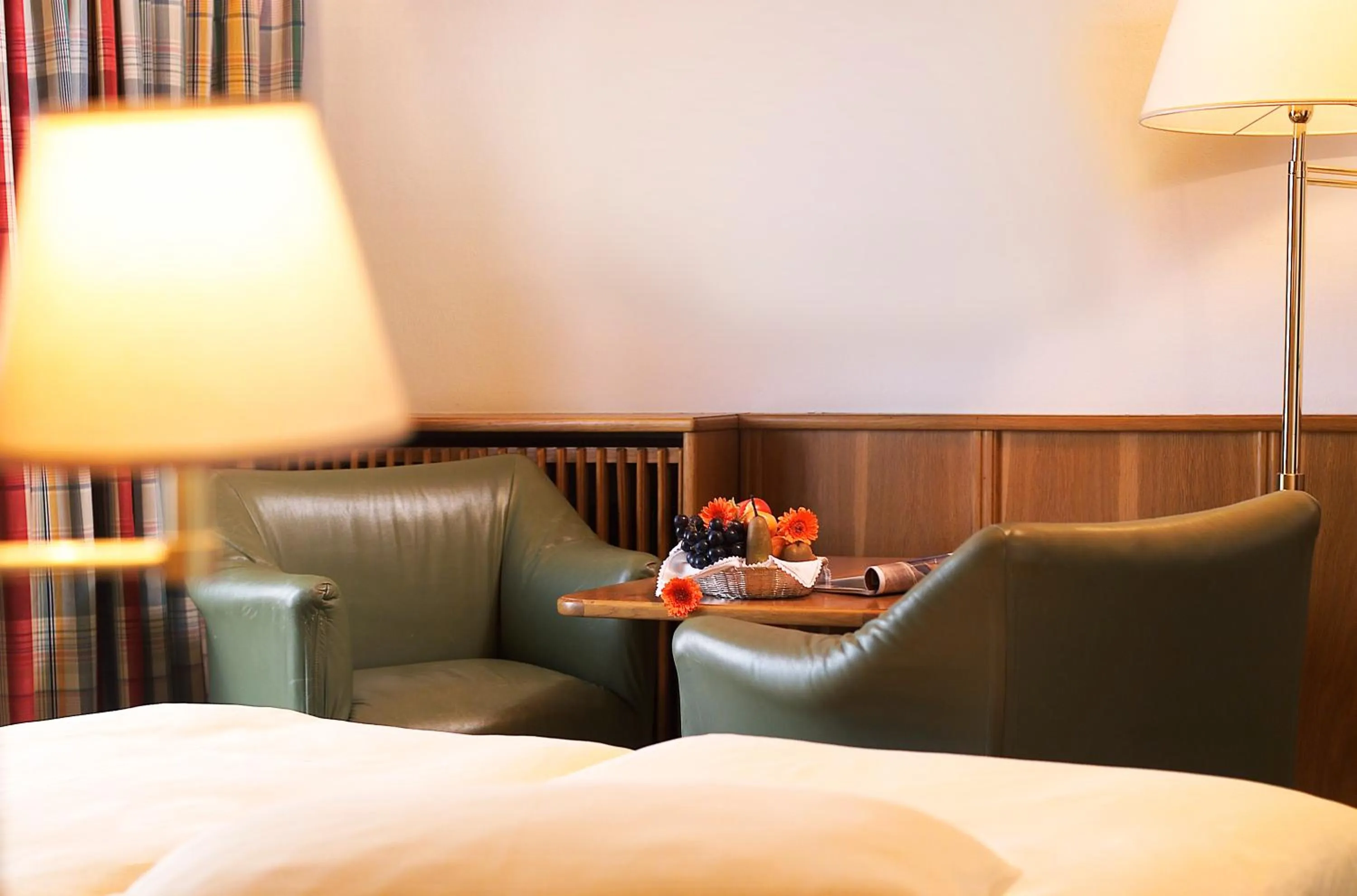 Seating area in Seiser Alm Plaza