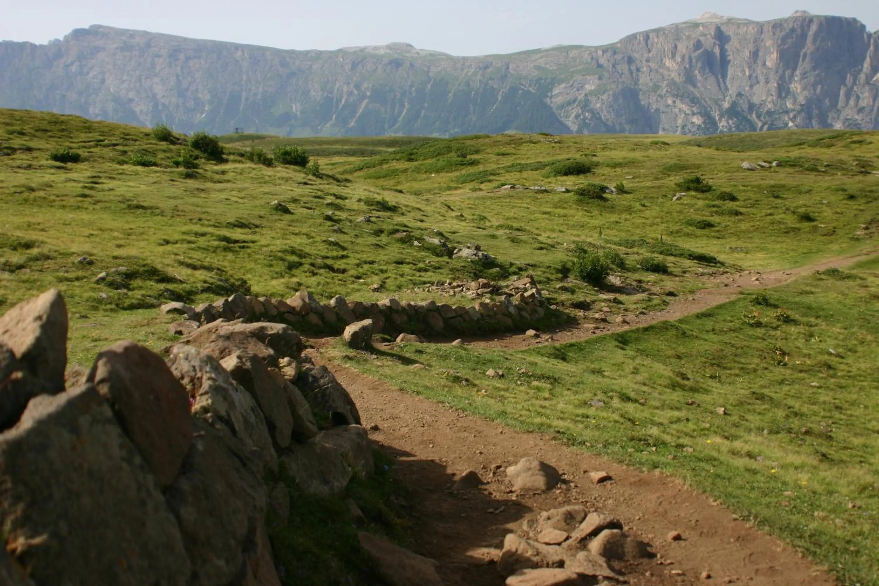 Natural landscape in Seiser Alm Plaza