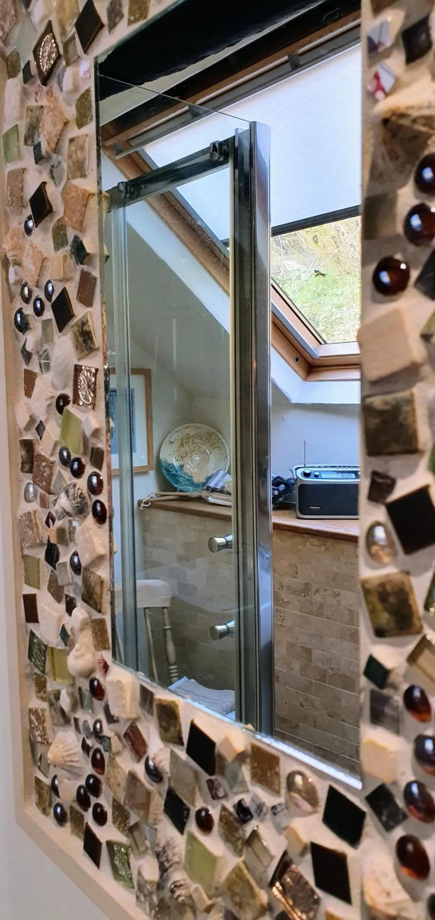 Shower in Tracebridge Cottage B&B