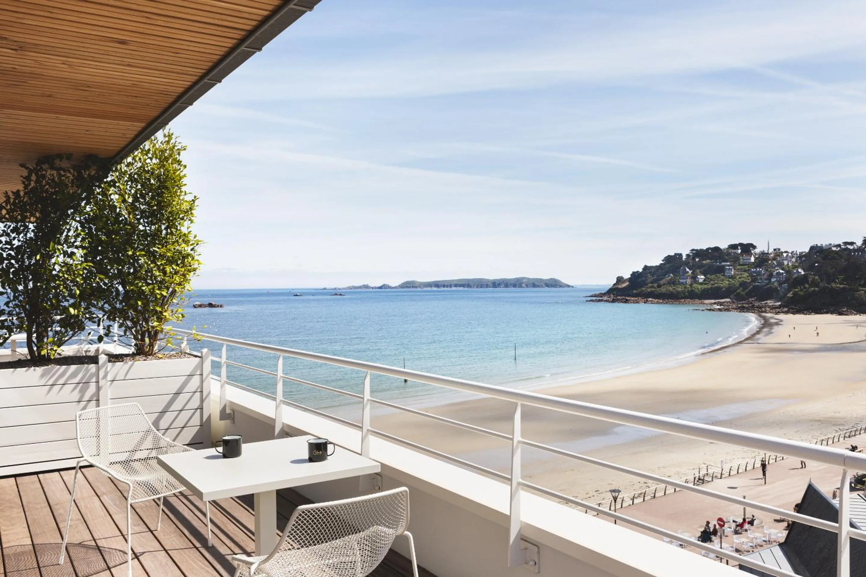 Sea view in Grand Hôtel Perros-Guirec