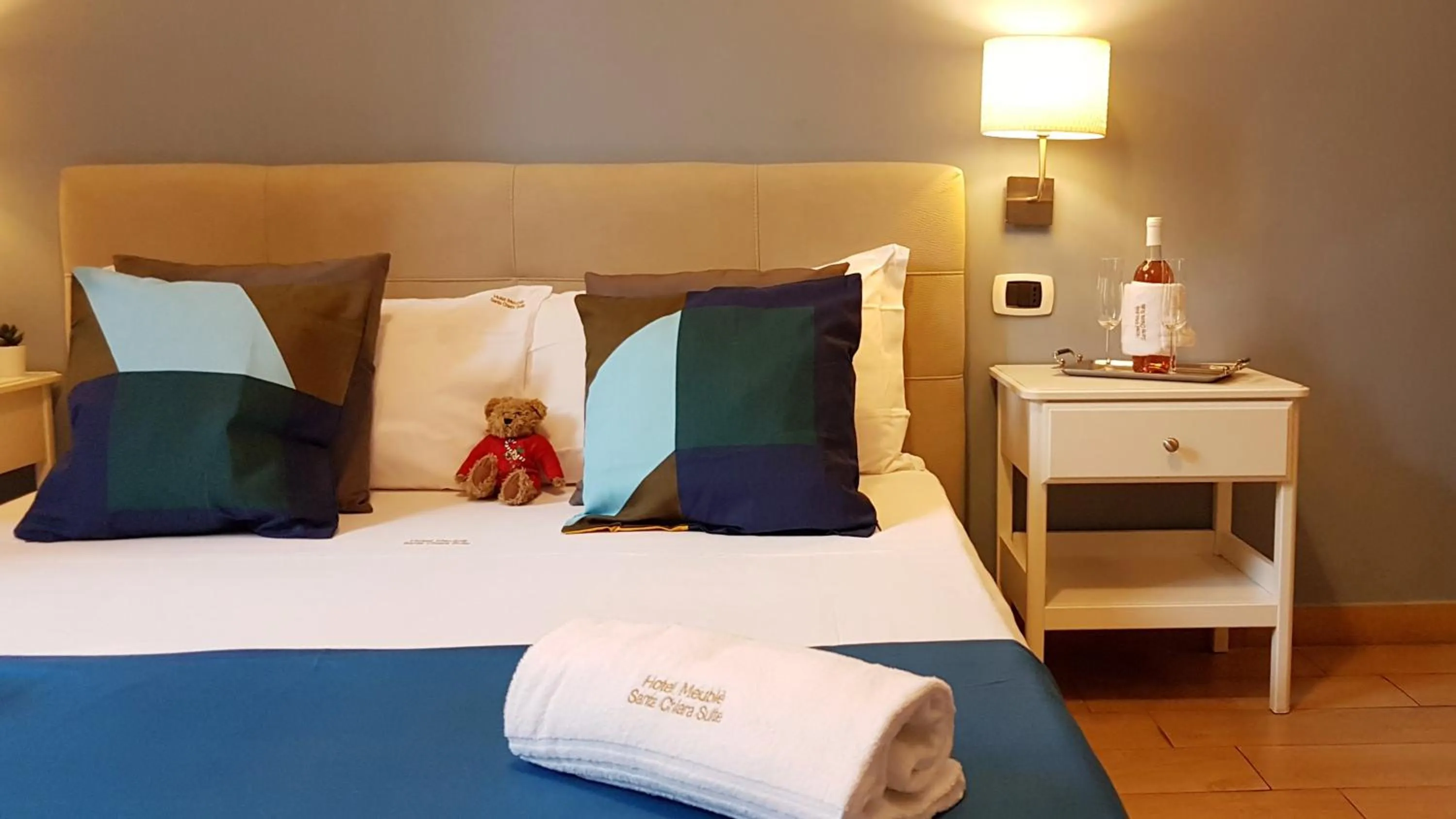 Bed in Hotel Meublè Santa Chiara Suite