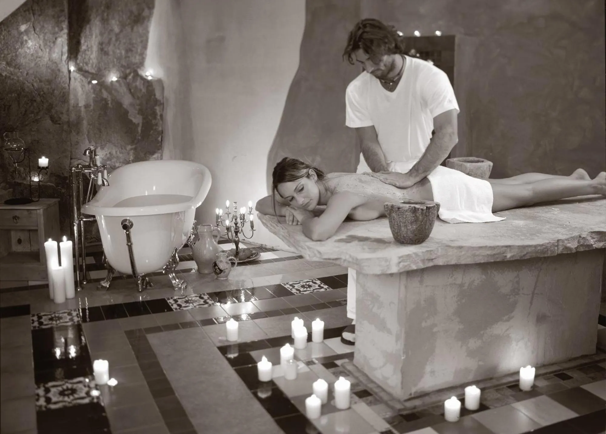 People in Romantik Hotel Turm