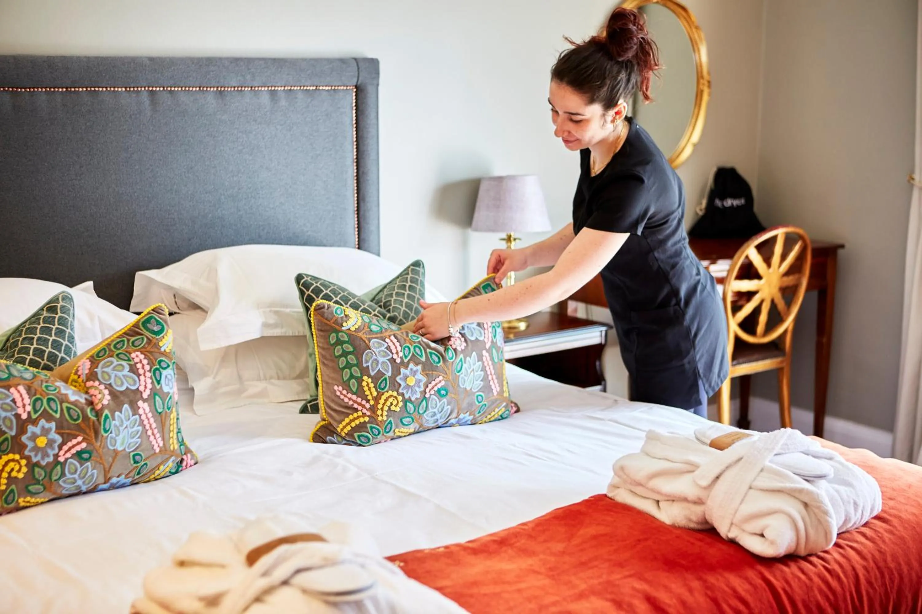 Bedroom, Bed in 9 Hertford Street - 4 Stars VisitEngland