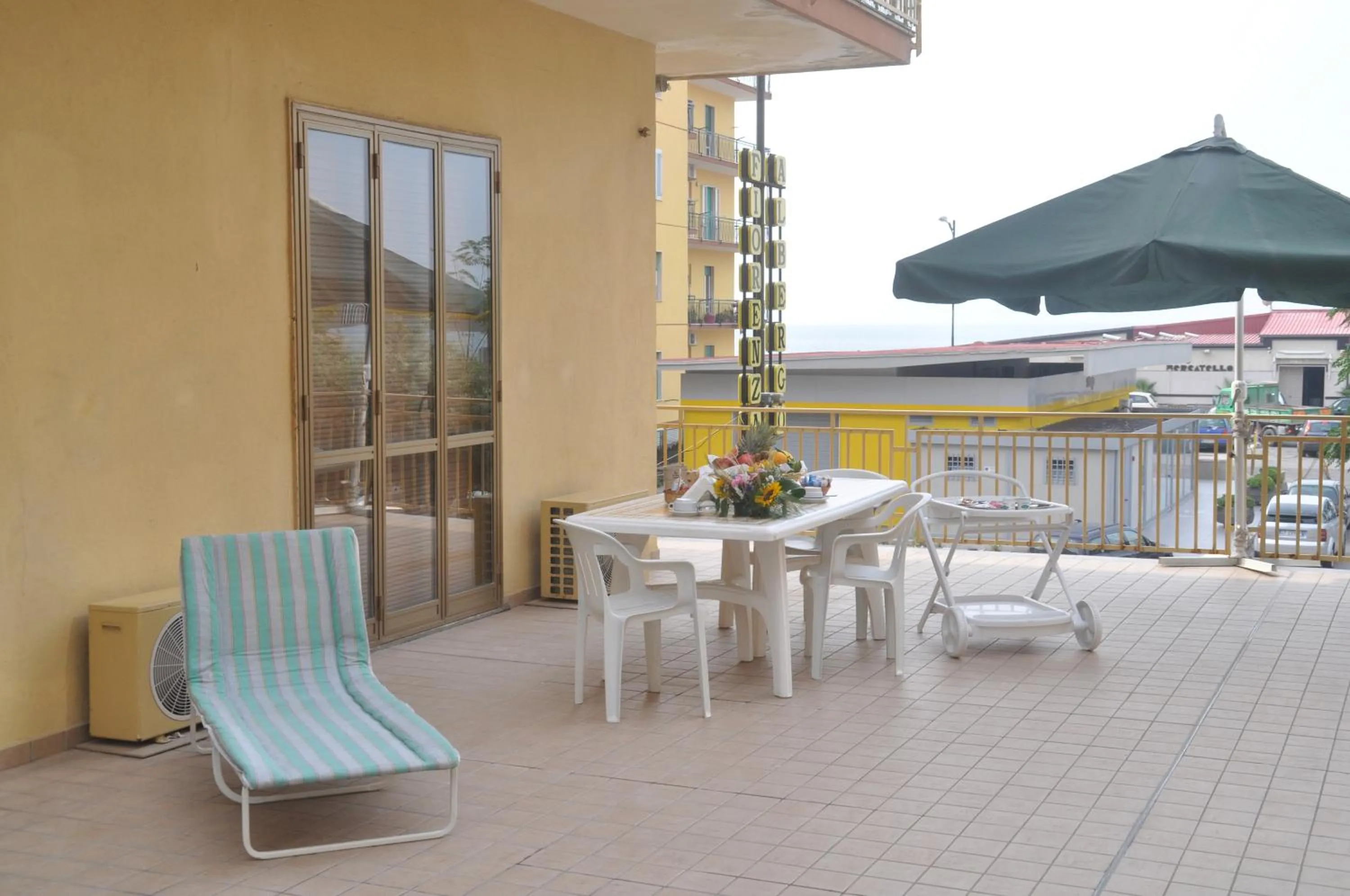 Balcony/Terrace in Albergo Fiorenza