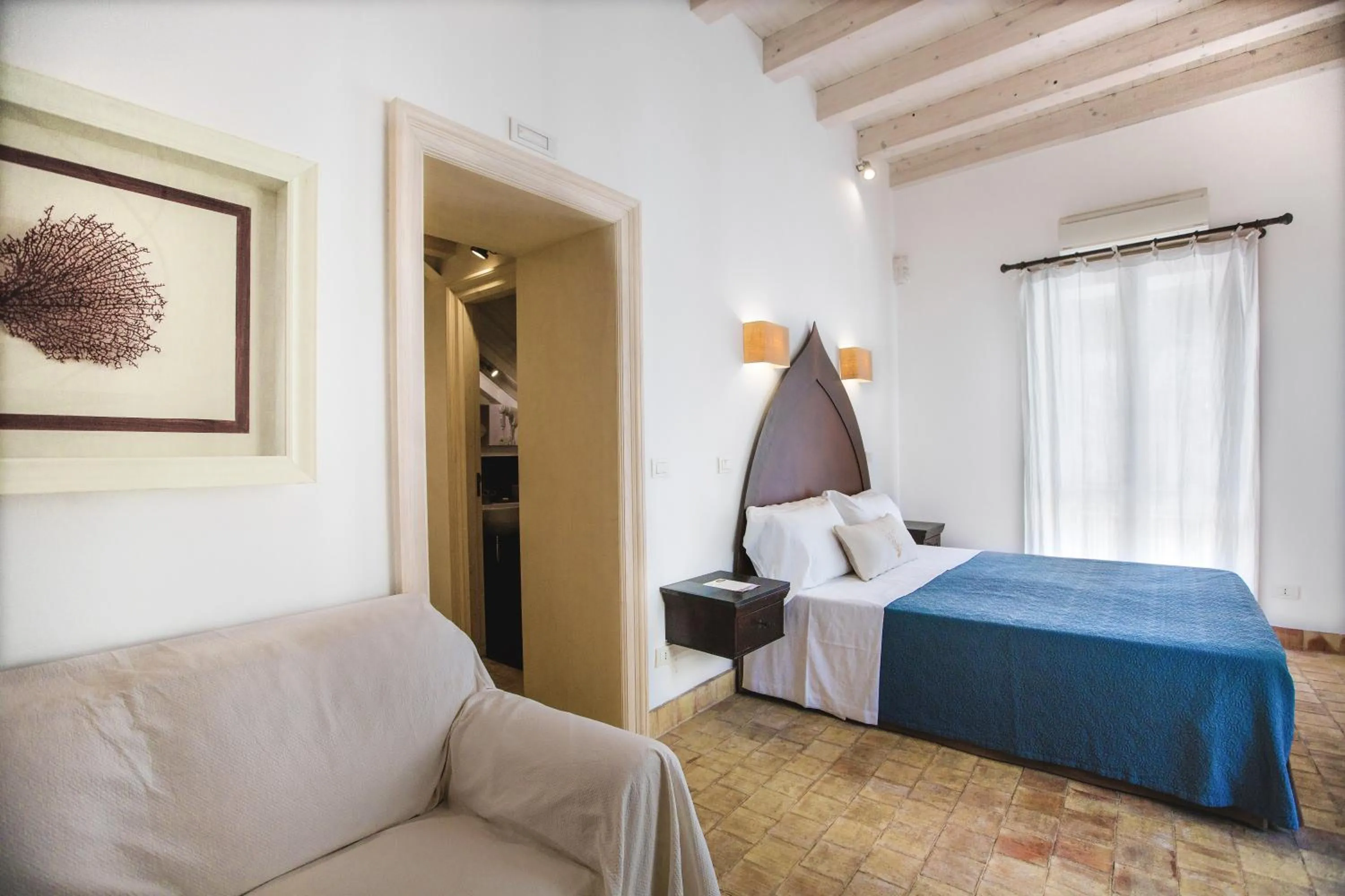 Bed in Musciara Siracusa Resort