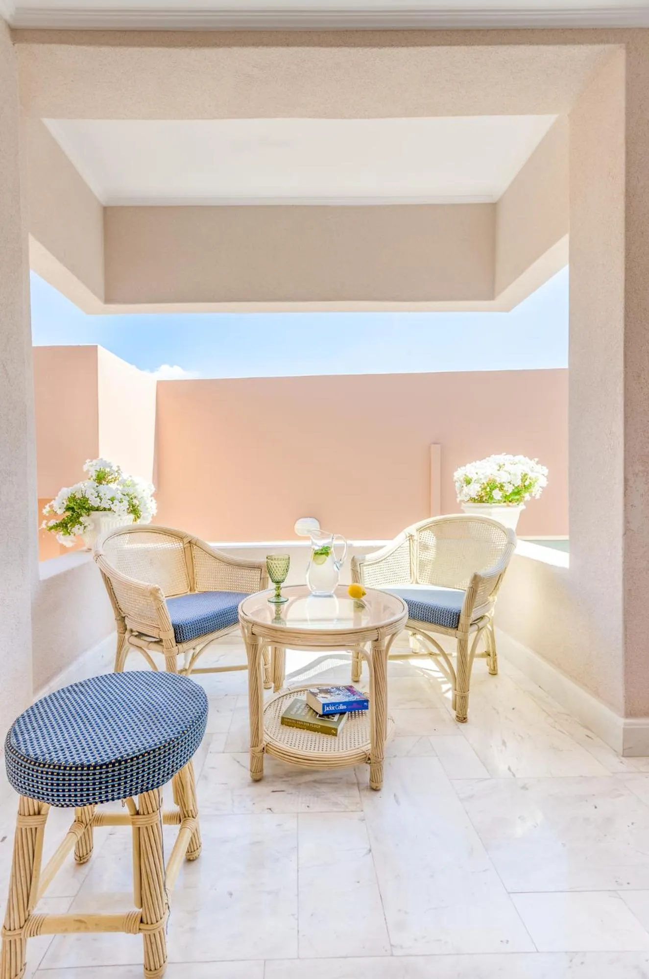 Seating area in Malia Mare Hotel