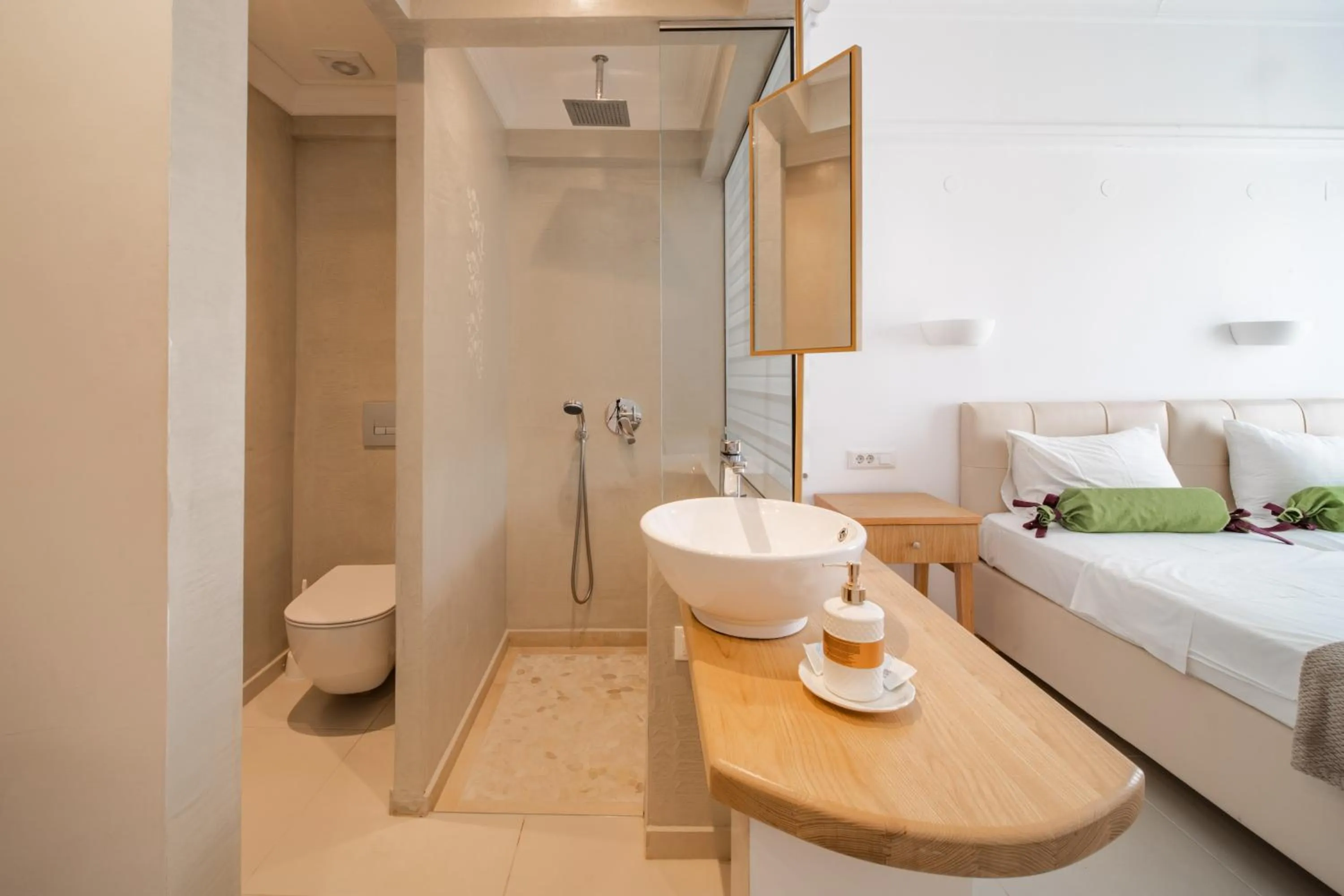 Shower in Malia Mare Hotel