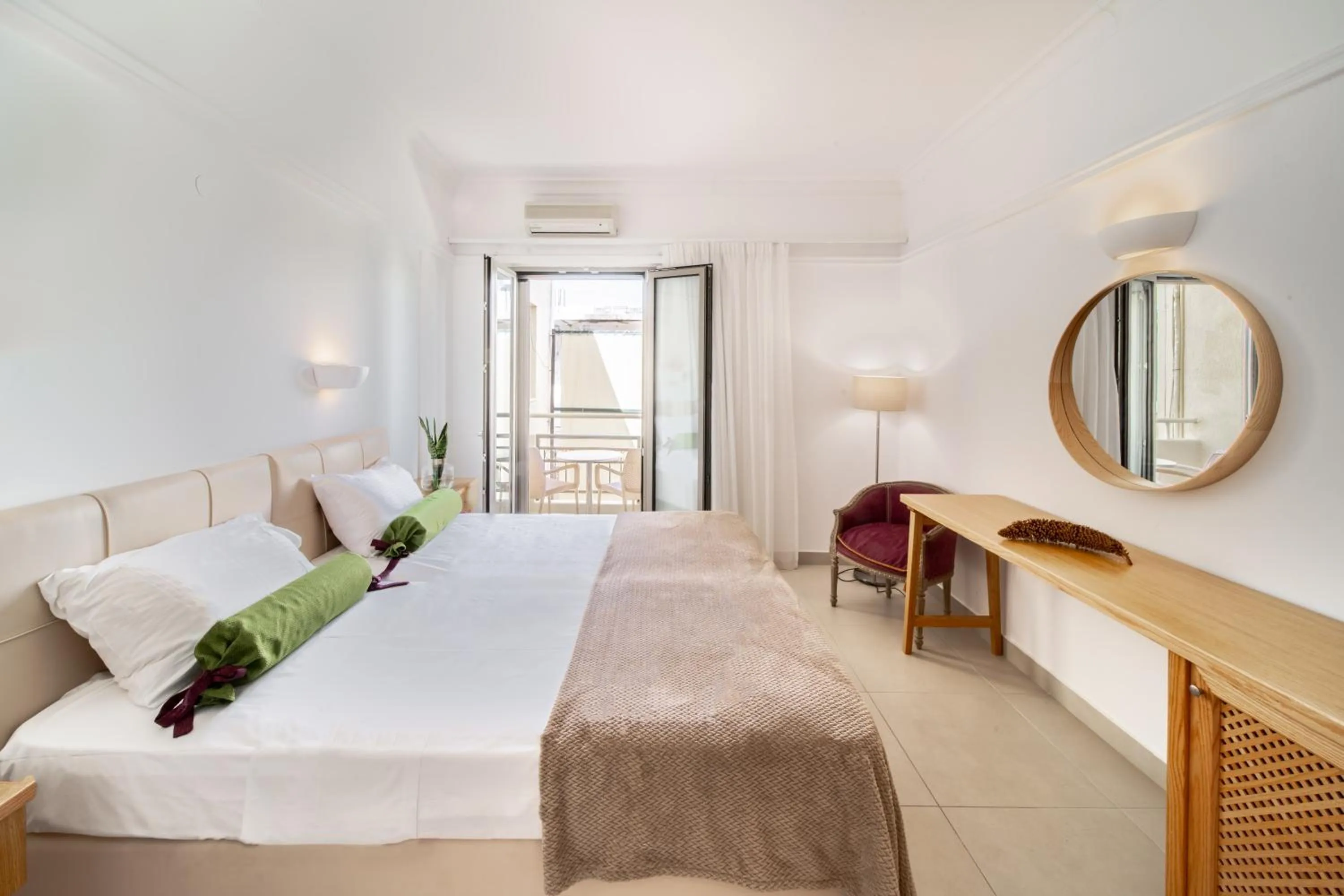 Bed in Malia Mare Hotel