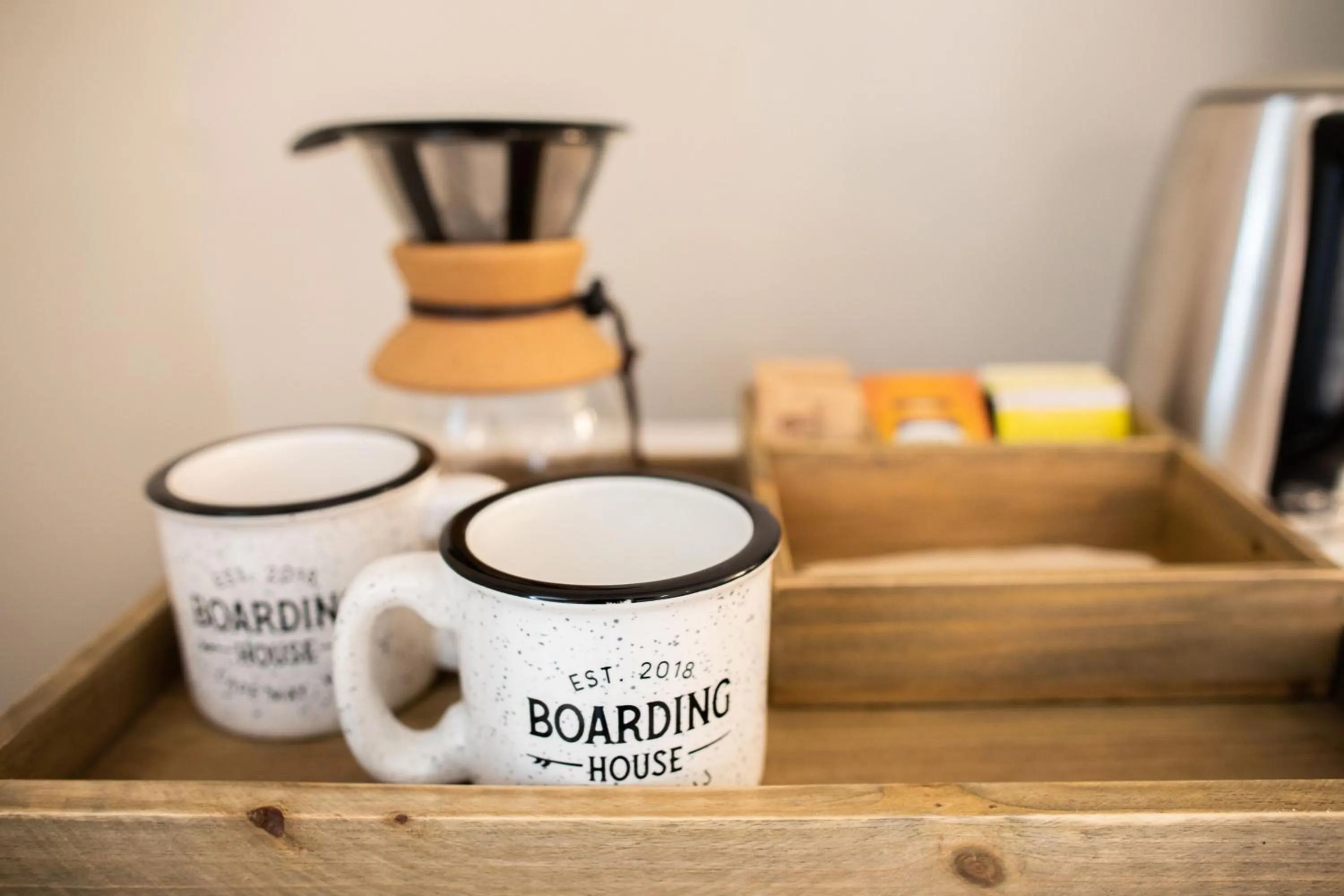 Coffee/tea facilities in Boarding House Cape May