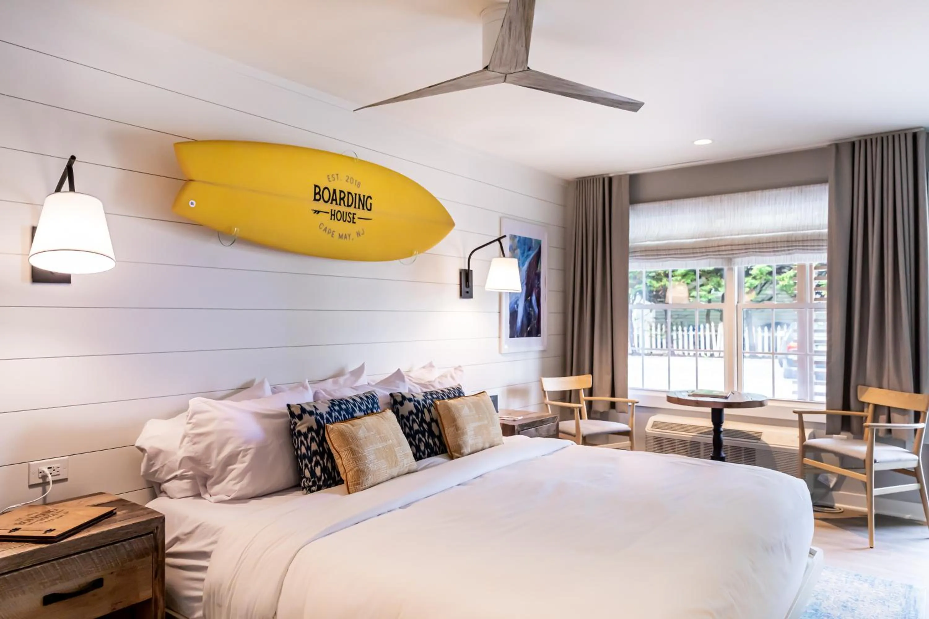 Bedroom, Bed in Boarding House Cape May
