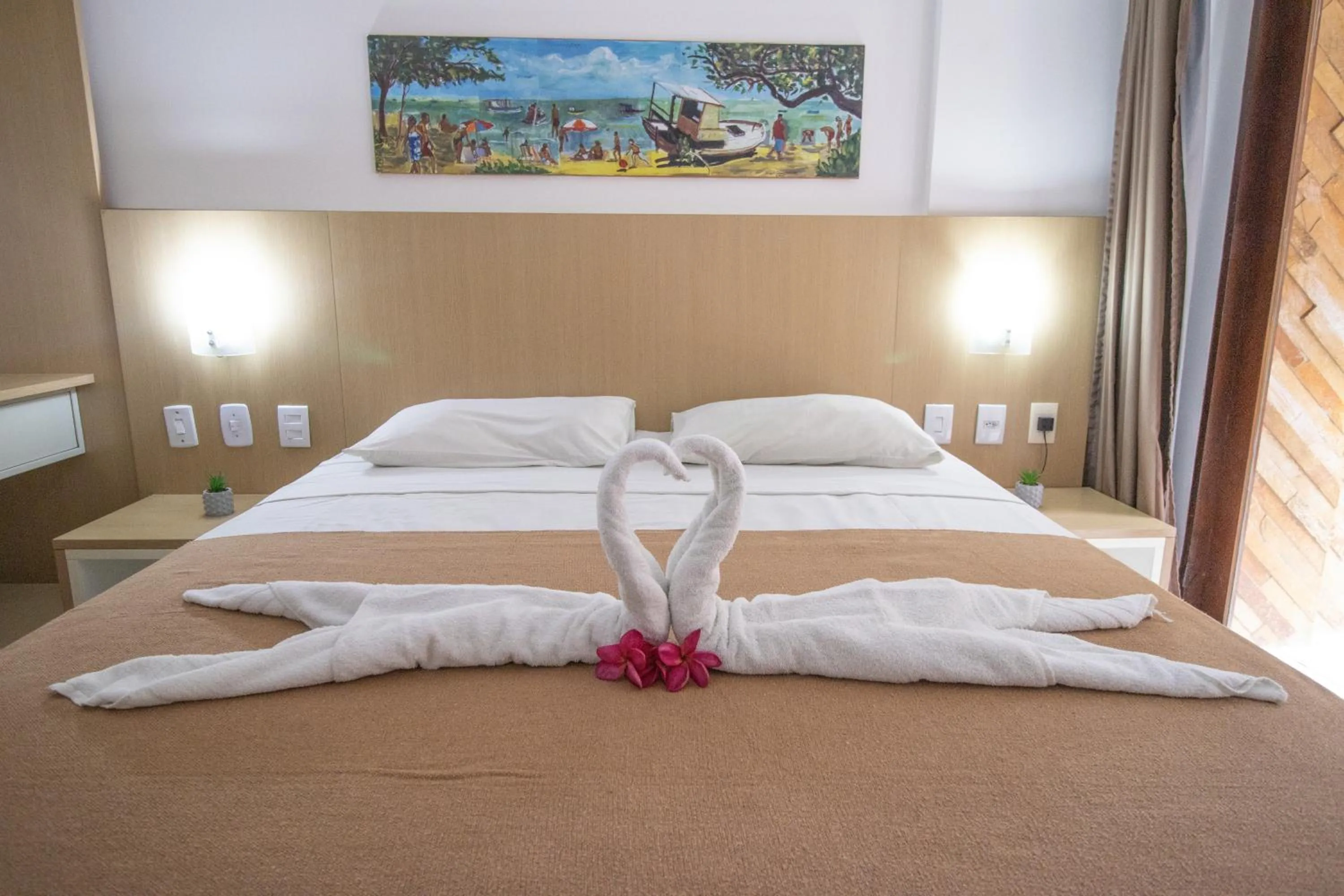 Bed in Pipas Ocean by Pipa Centro