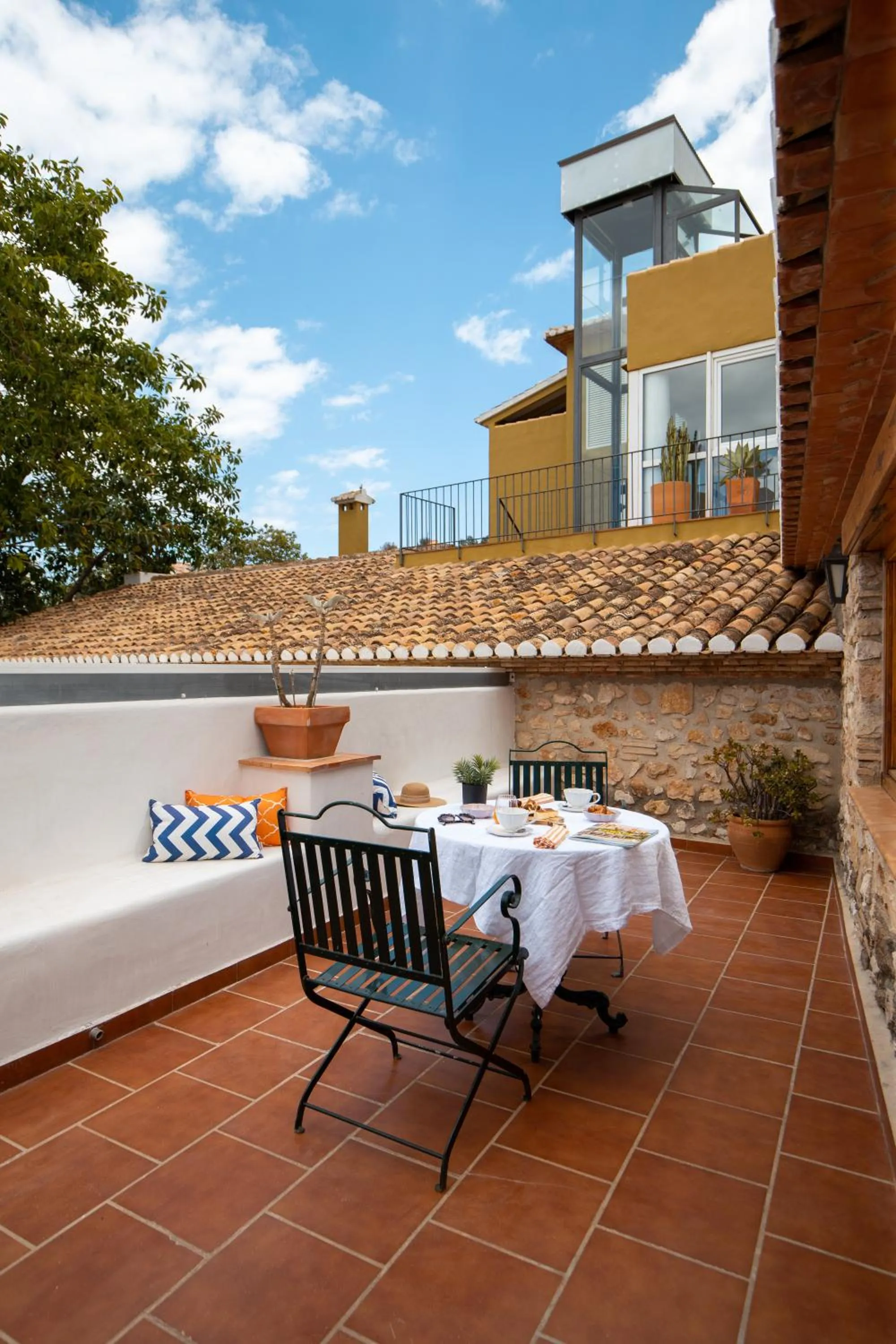 Balcony/Terrace in Hotel Nou Romà