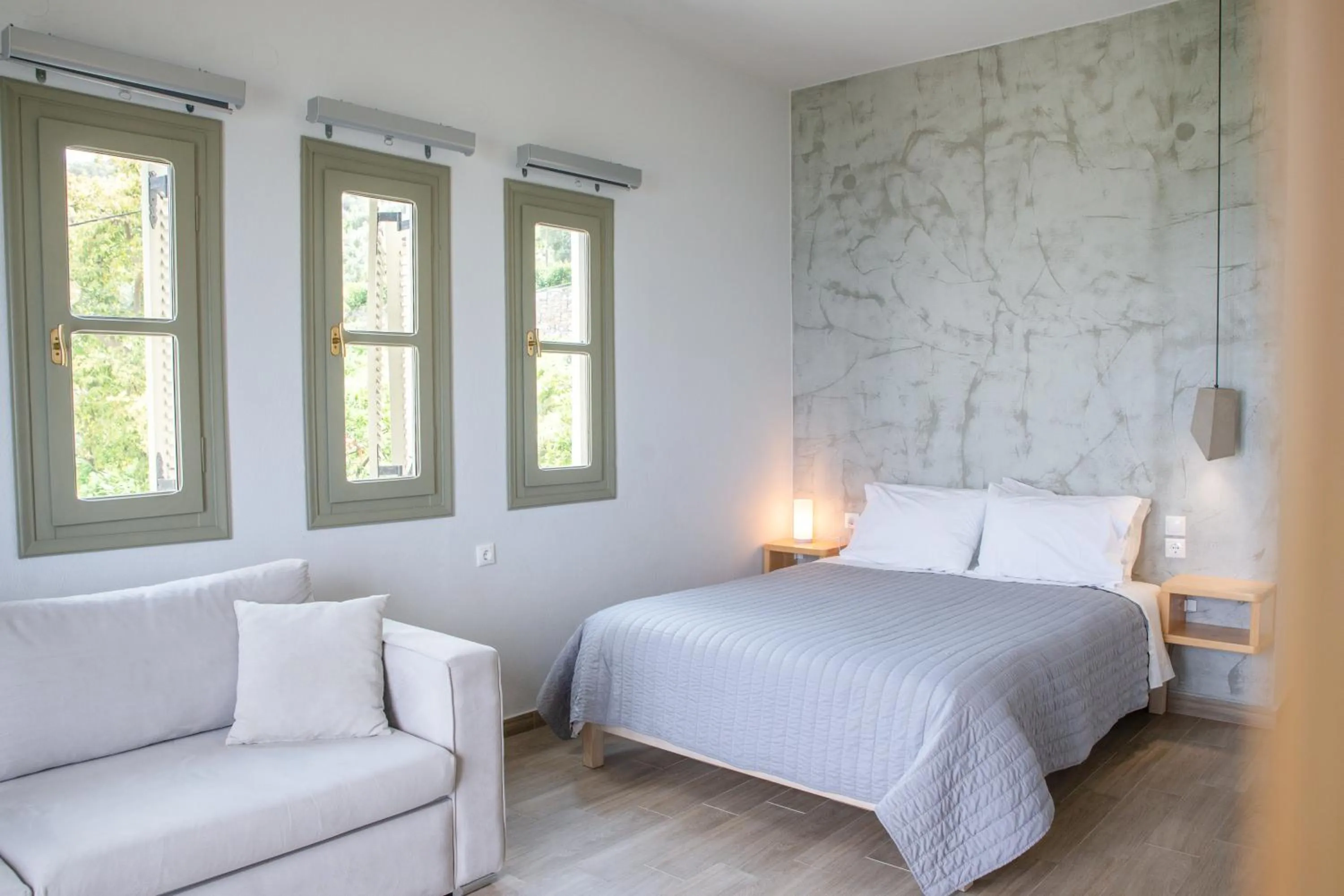 Bed in Marabou Hotel Chorefto