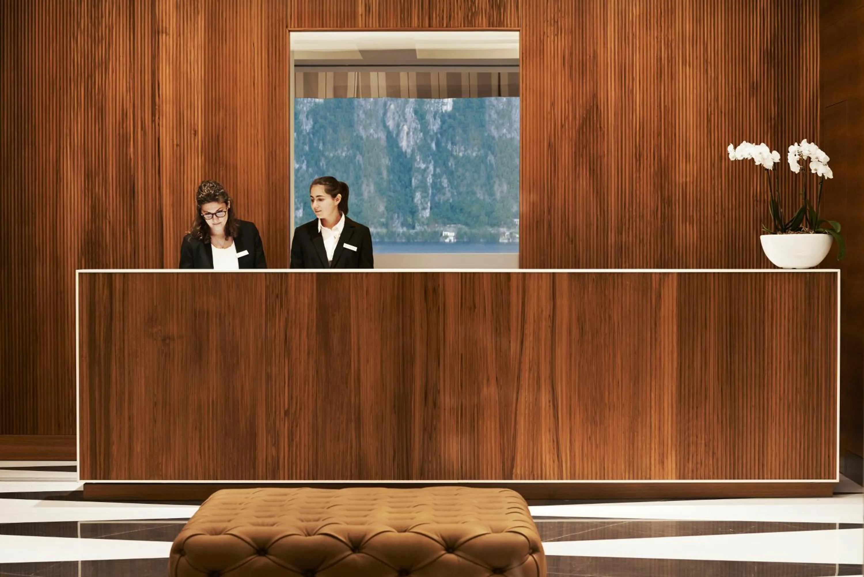 Lobby or reception in Hotel Belvedere