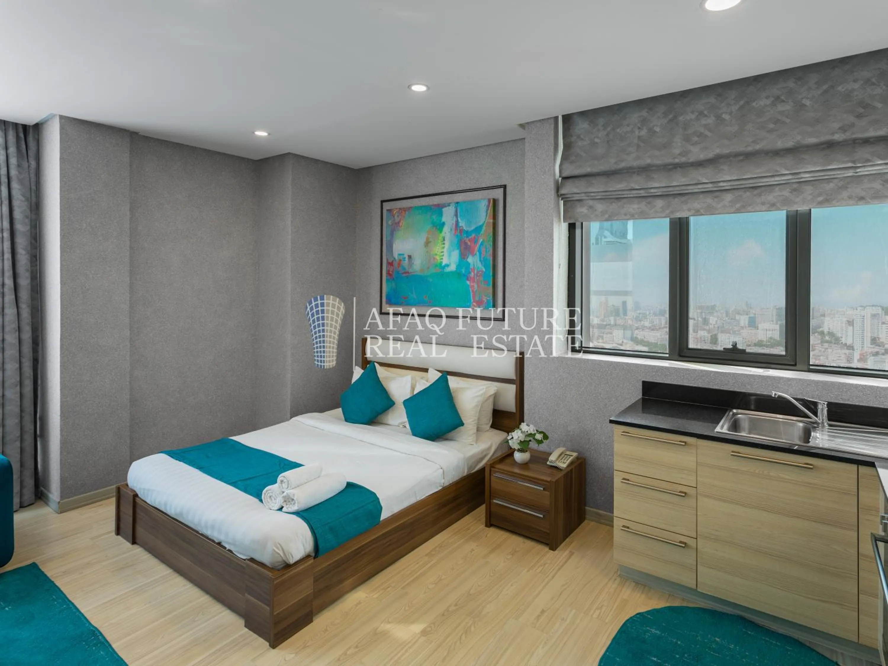 Photo of the whole room, Bed in Vita Tower