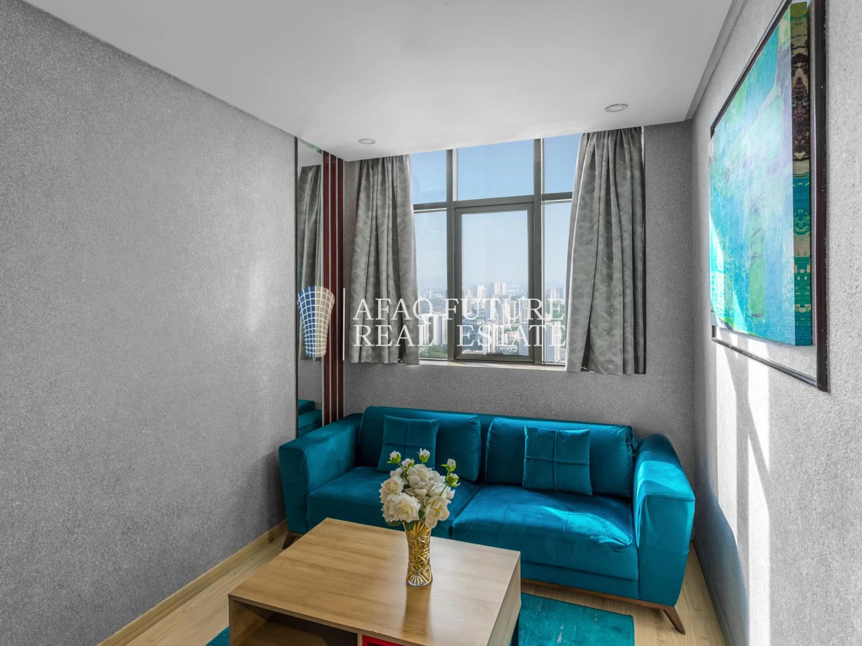 Seating area in Vita Tower