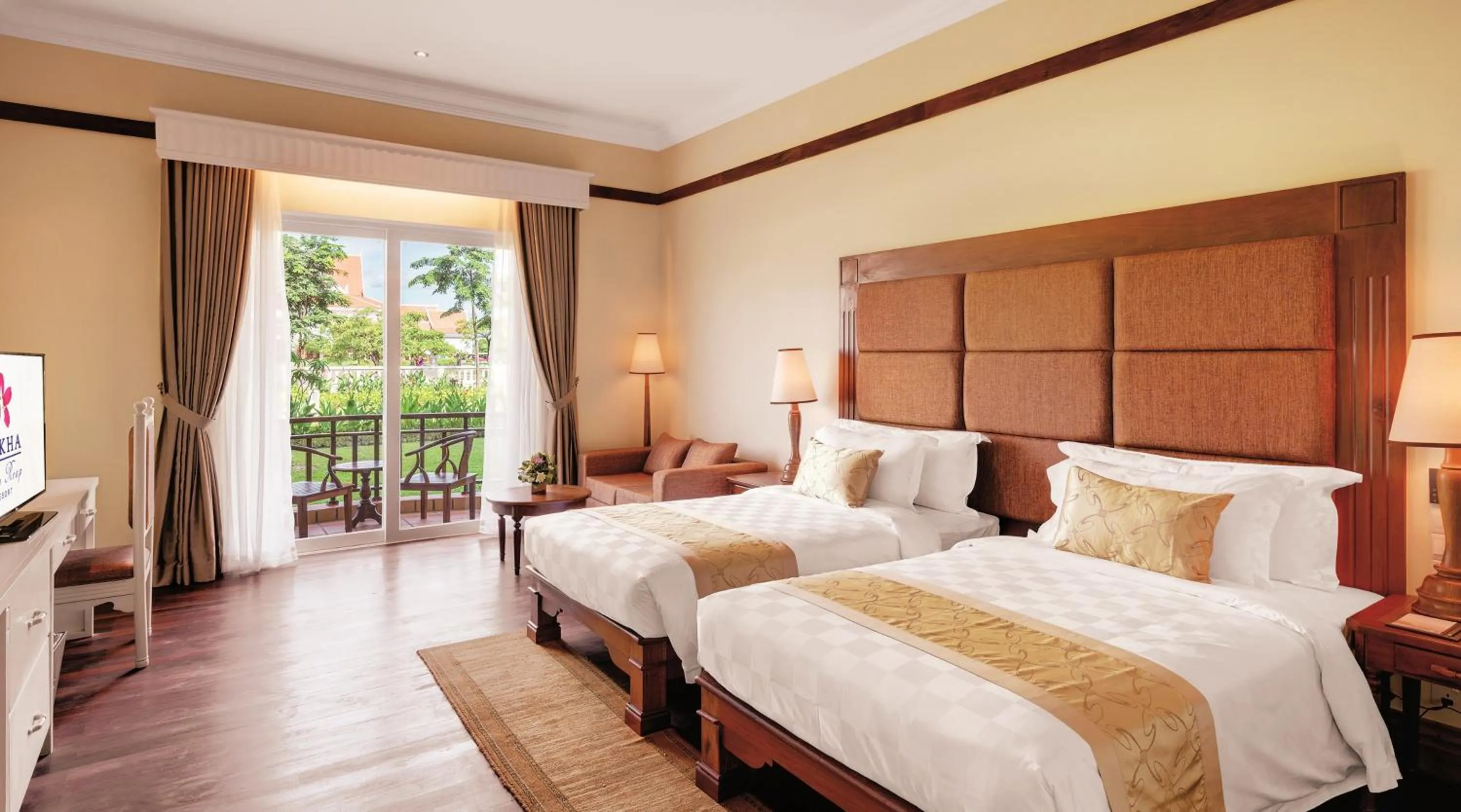 Deluxe Twin Garden View in Sokha Siem Reap Resort & Convention Center