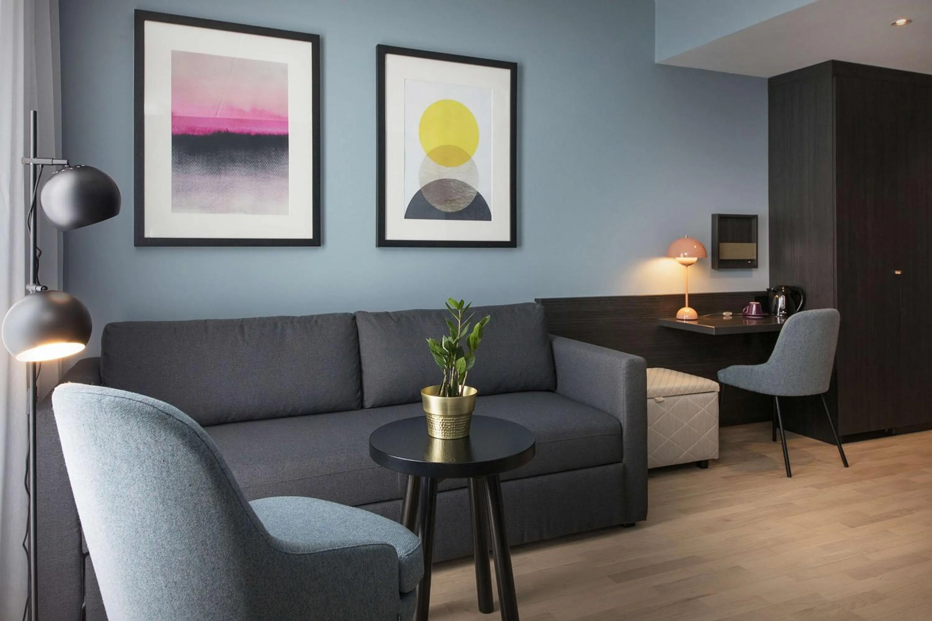 Bedroom in Scandic Oslo Airport