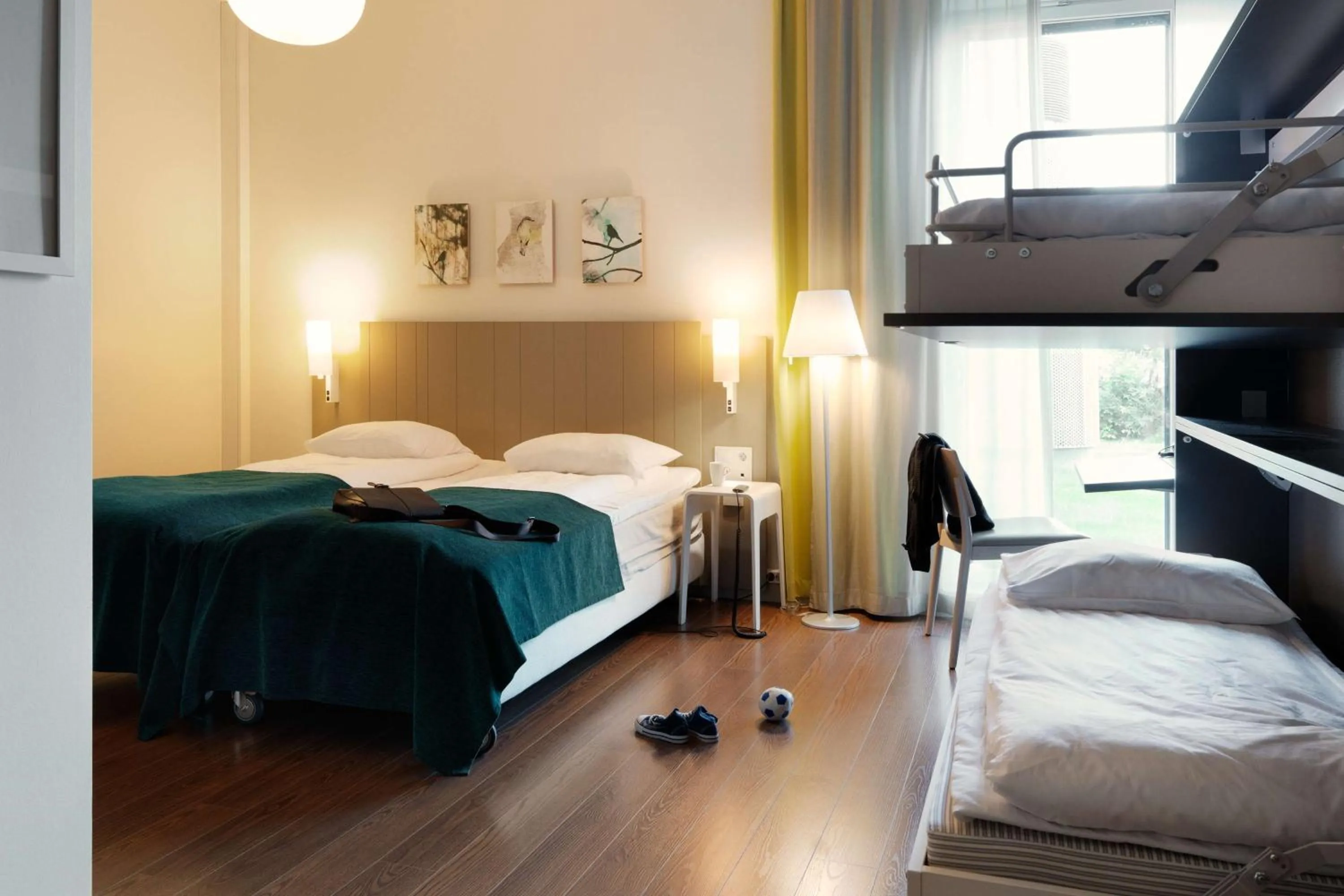 Bedroom, Bed in Scandic Oslo Airport