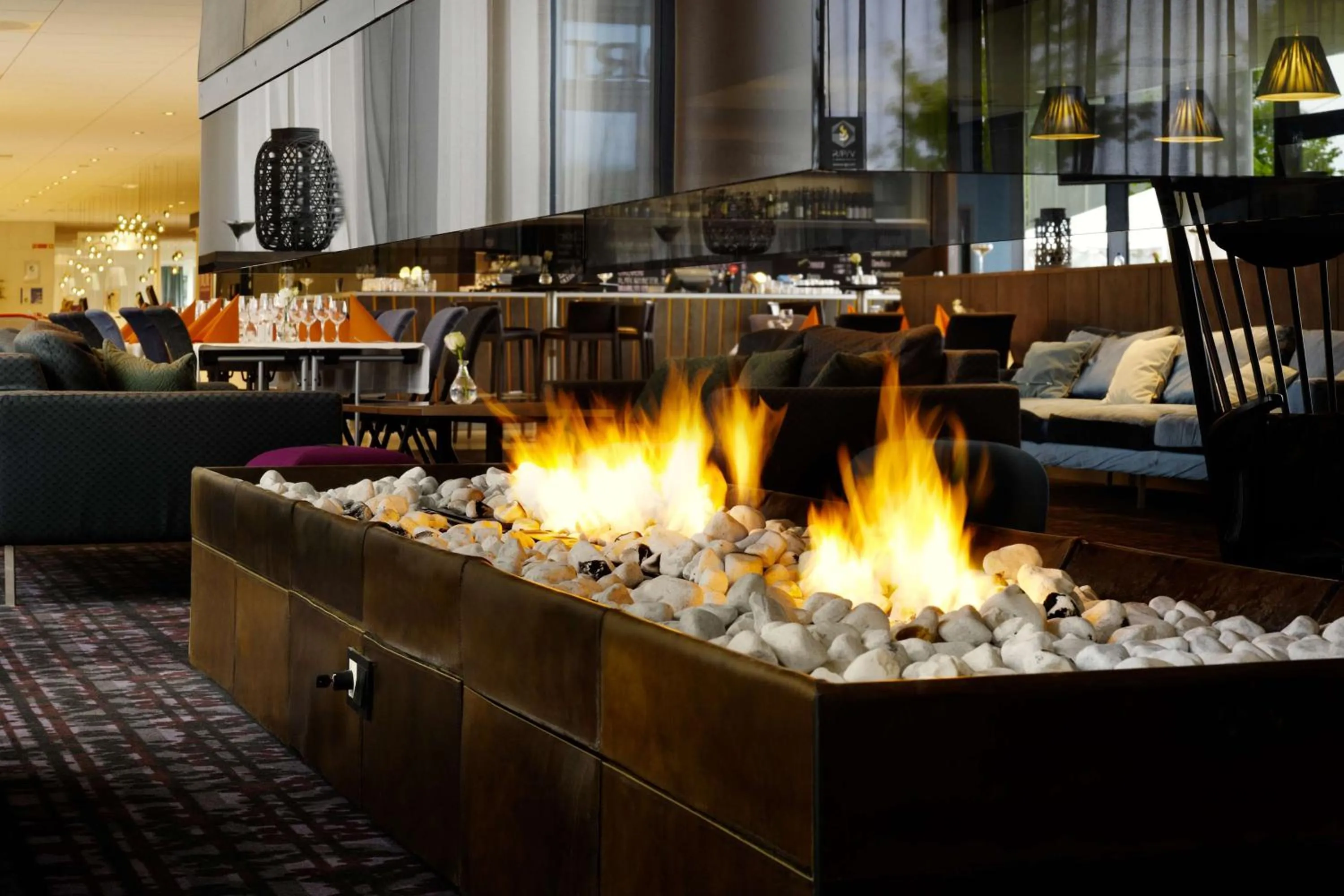 Lounge or bar in Scandic Oslo Airport