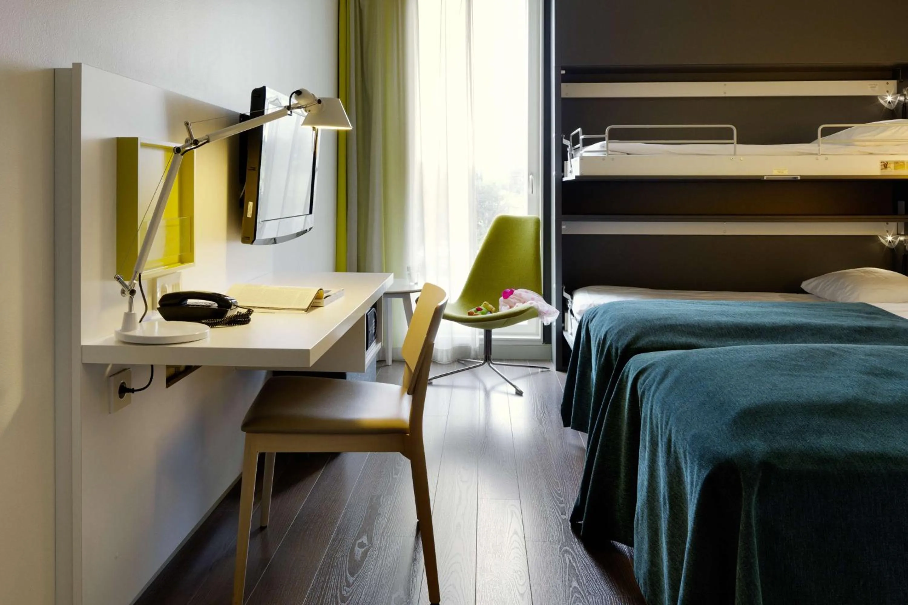 Bedroom, Bed in Scandic Oslo Airport