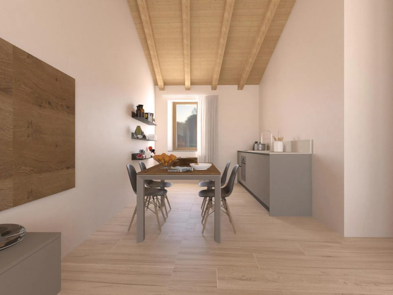 Kitchen or kitchenette in Villa Luisa Resort & Luxury Apartments