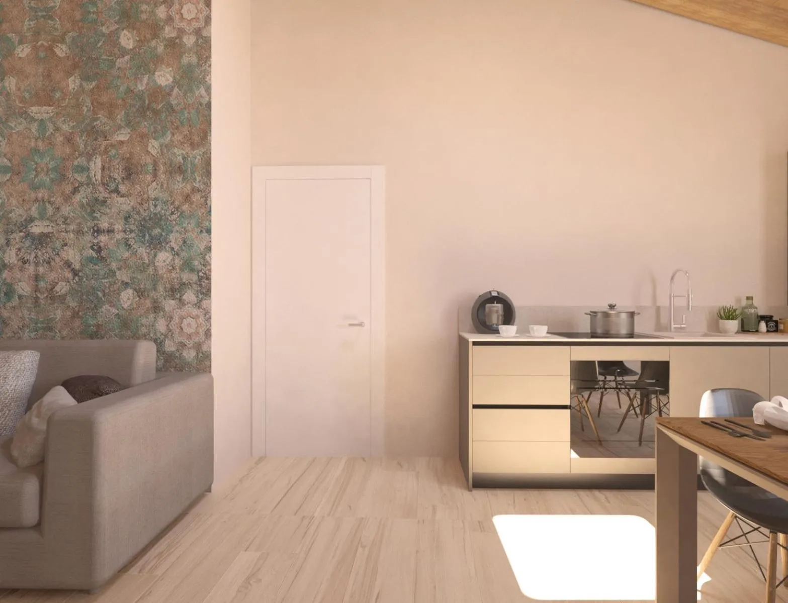 Kitchen or kitchenette in Villa Luisa Resort & Luxury Apartments