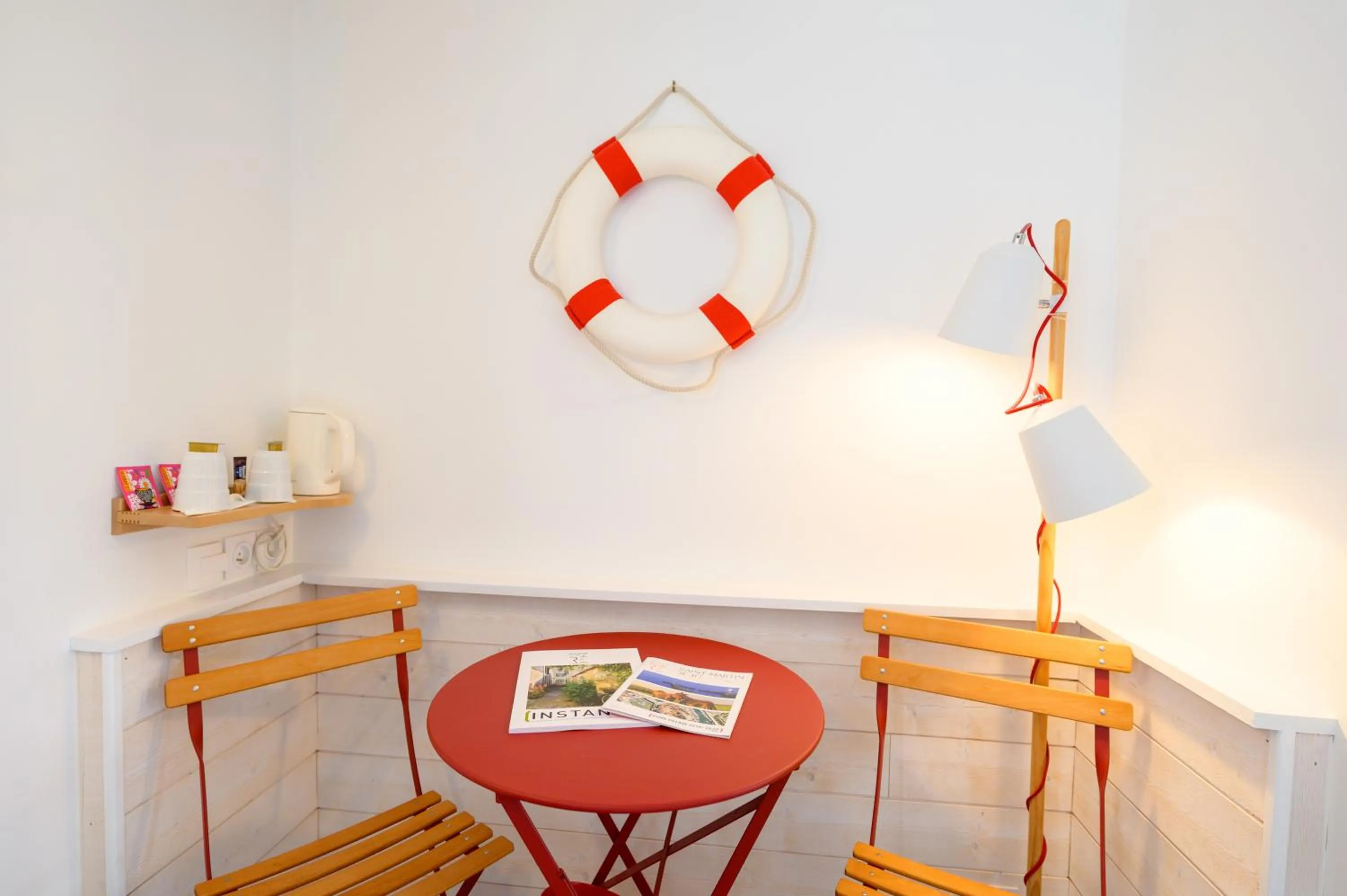 Decorative detail in Hôtel La Jetée