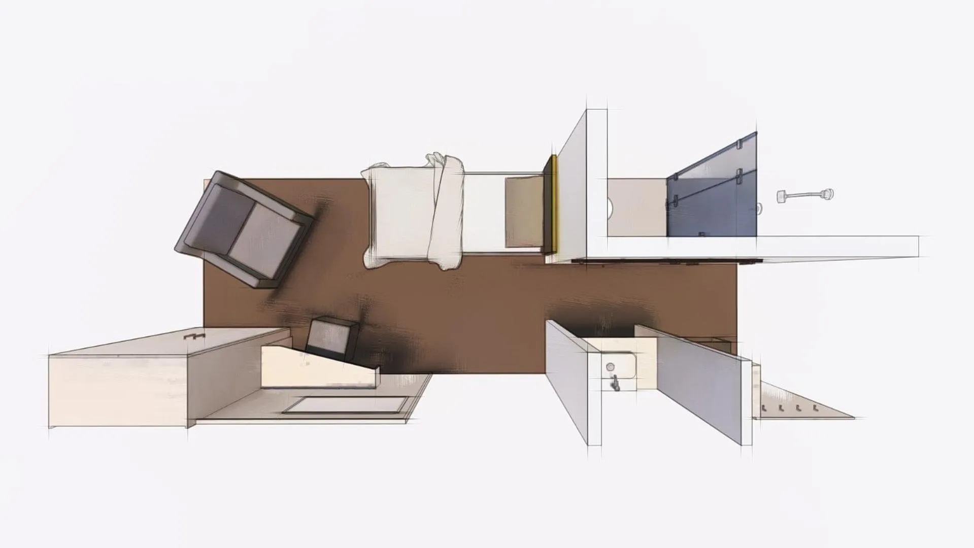 Photo of the whole room in Hotel Solaria