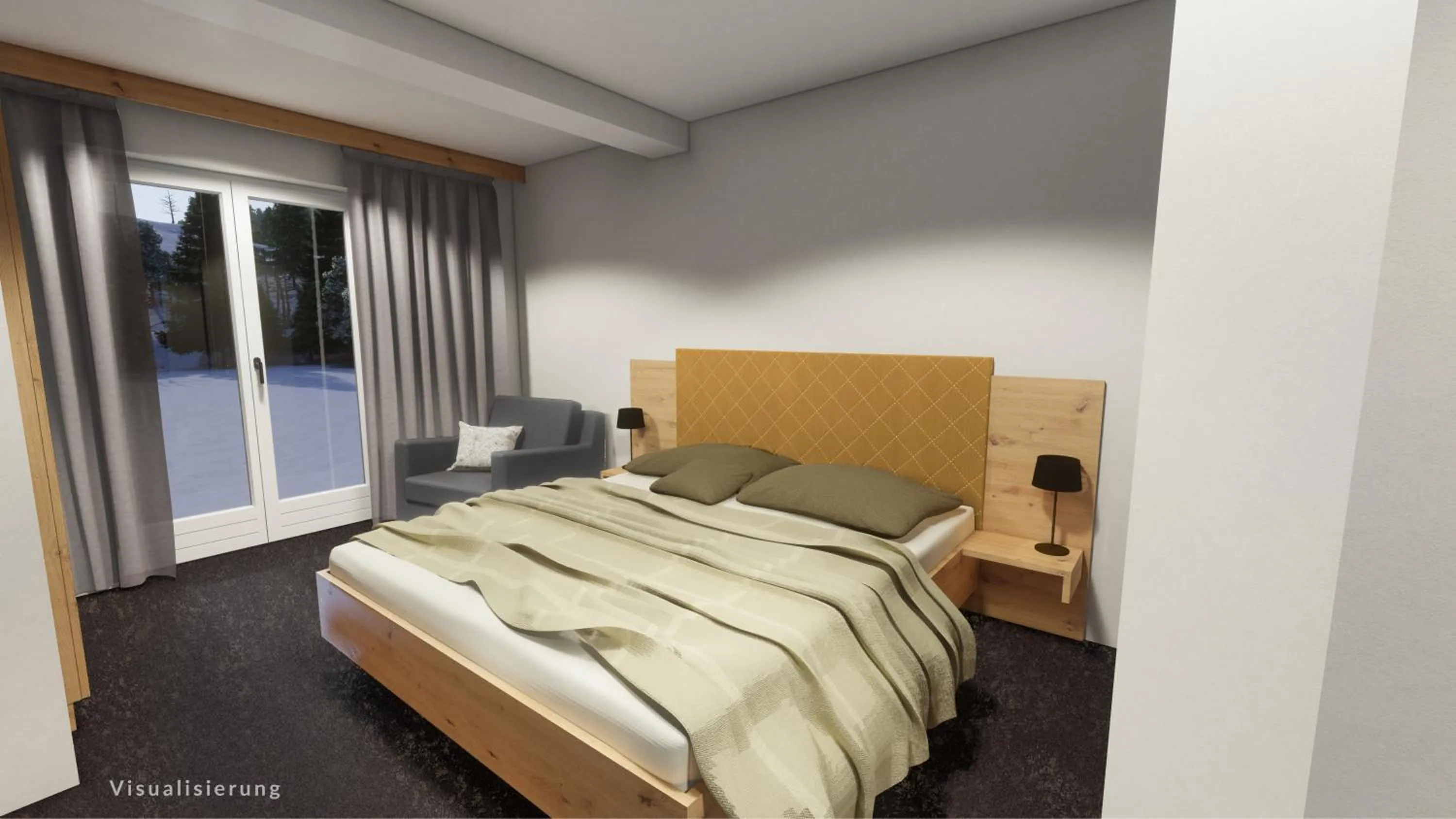 Bedroom, Bed in Hotel Solaria