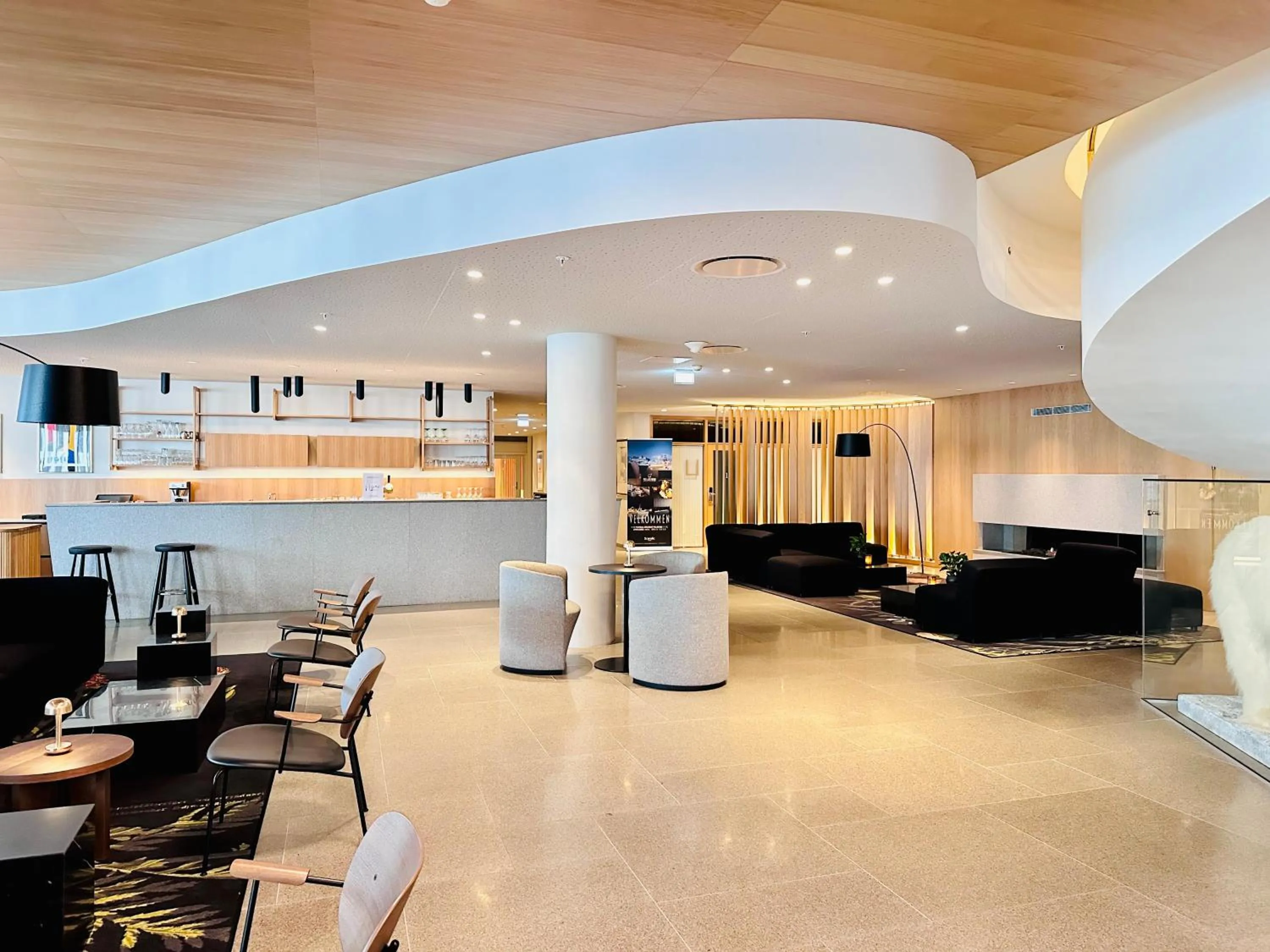 Lobby or reception in Scandic Parken