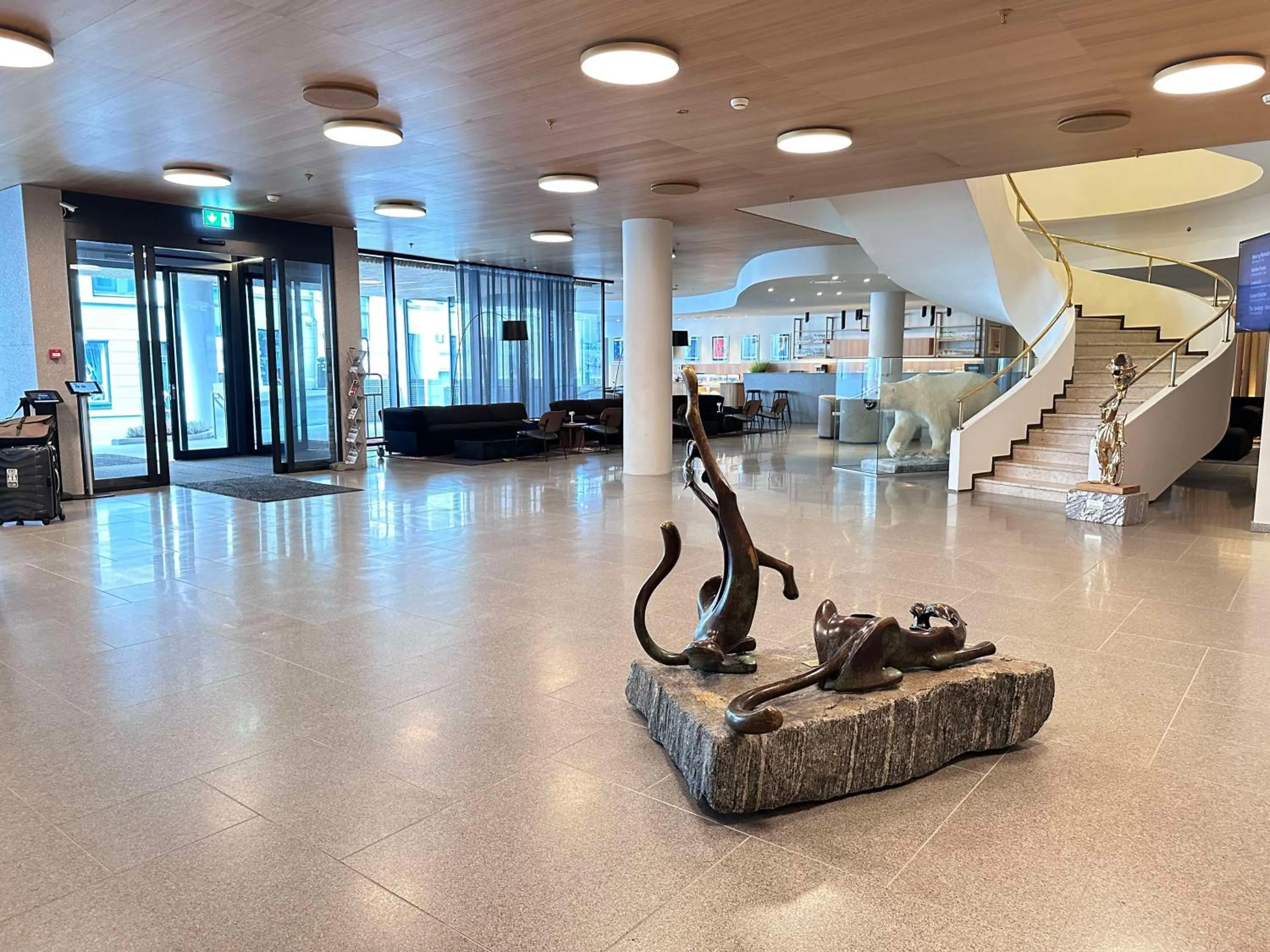 Lobby or reception in Scandic Parken