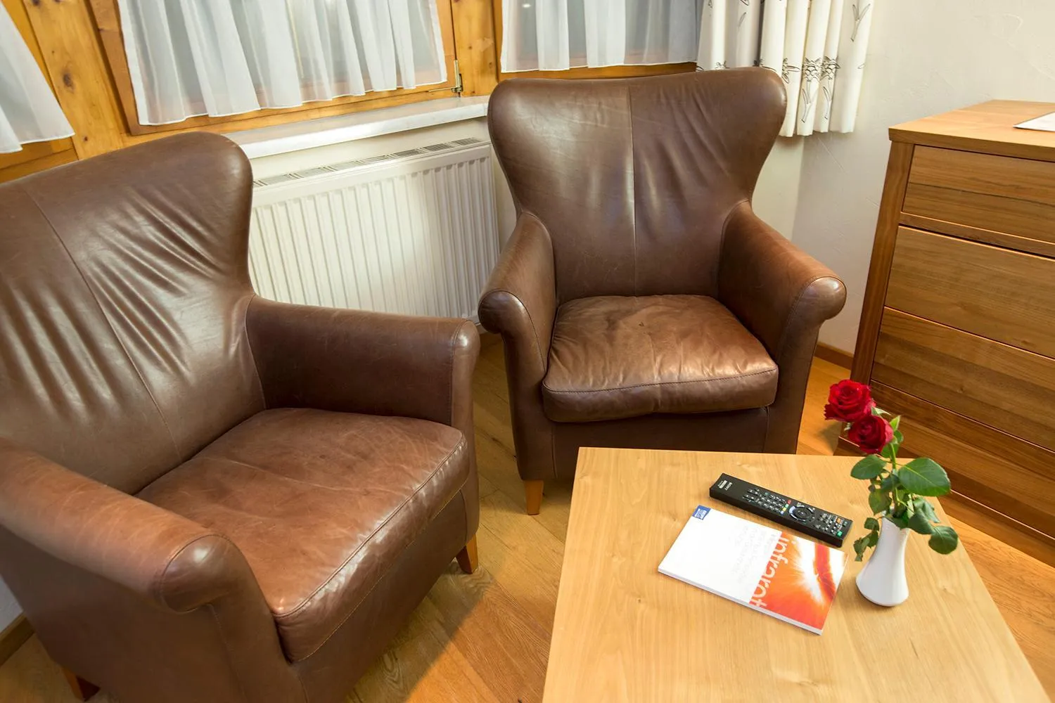 Seating area in Hotel Edelweiss