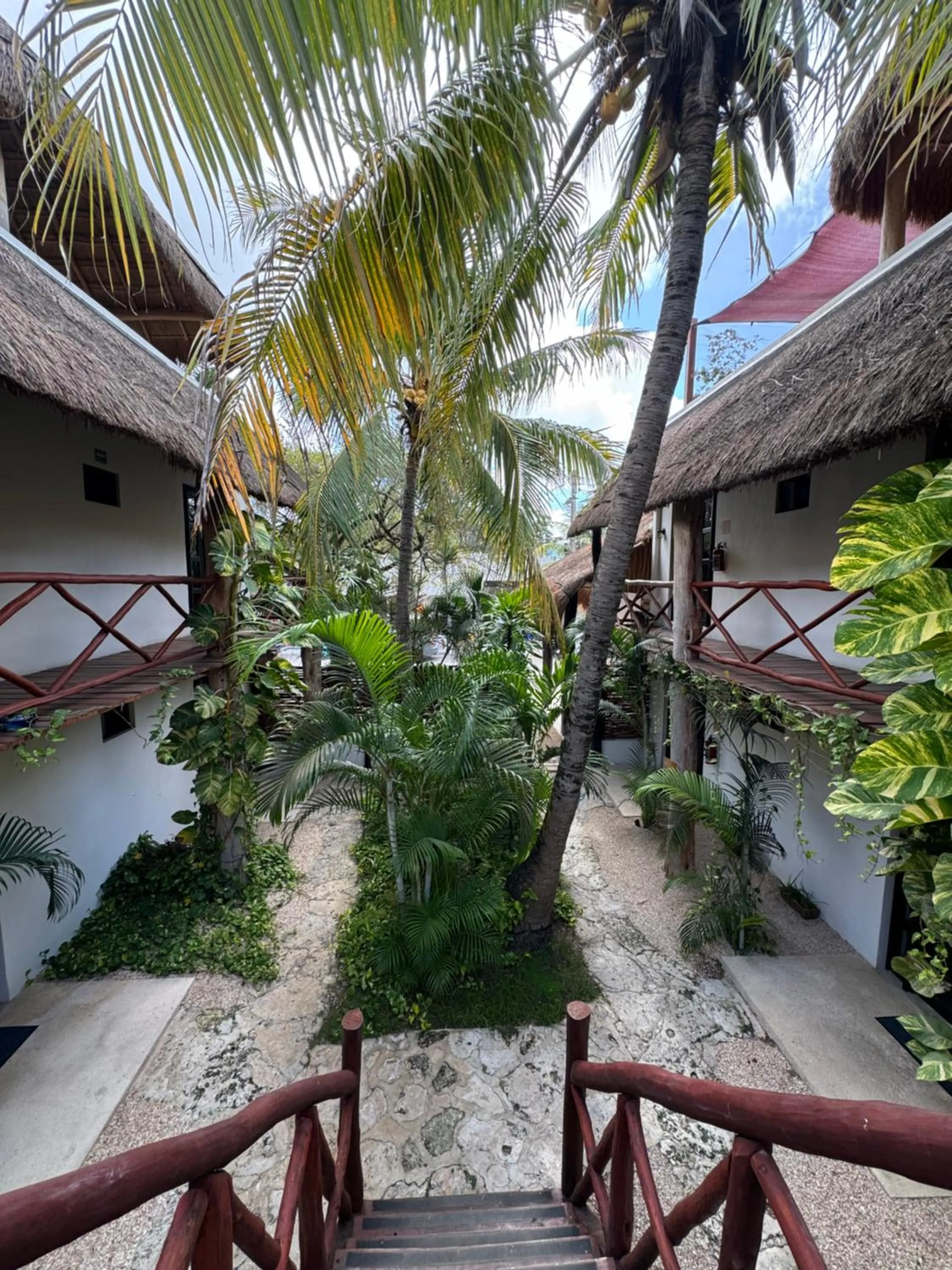 Patio in Kin Ha Tulum Hotel