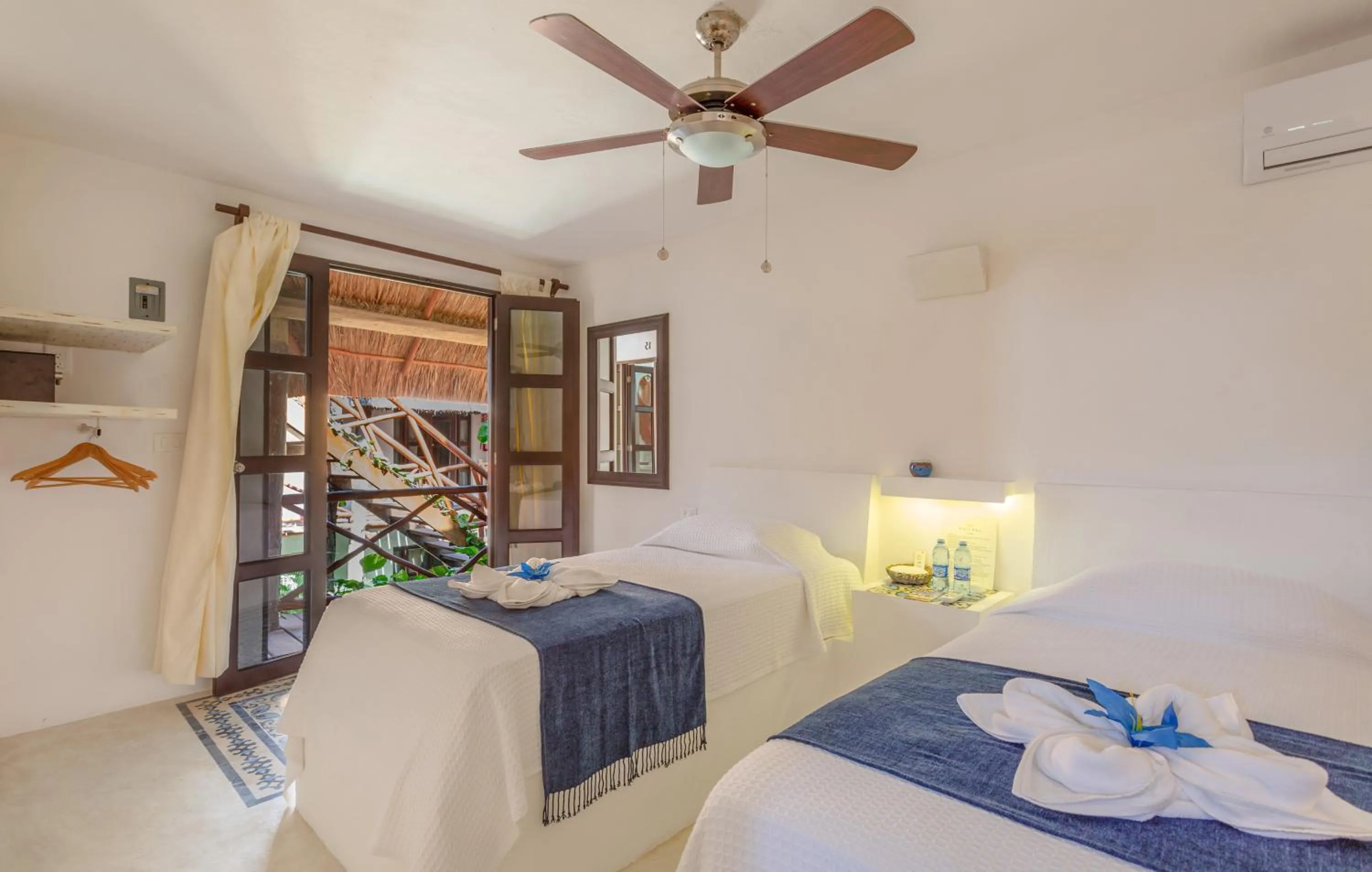 Bed in Kin Ha Tulum Hotel