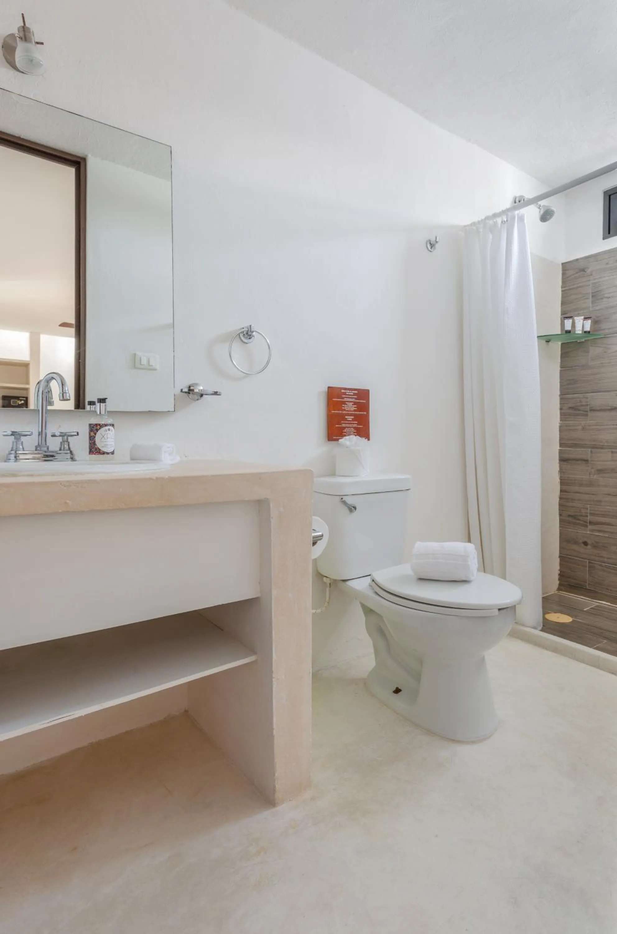 Shower in Kin Ha Tulum Hotel